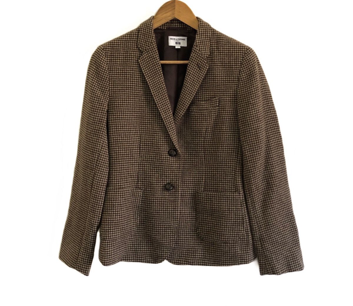 Image of Ines De La Fressange X Uniqlo Blazer in Brown, Men's (Size Small)