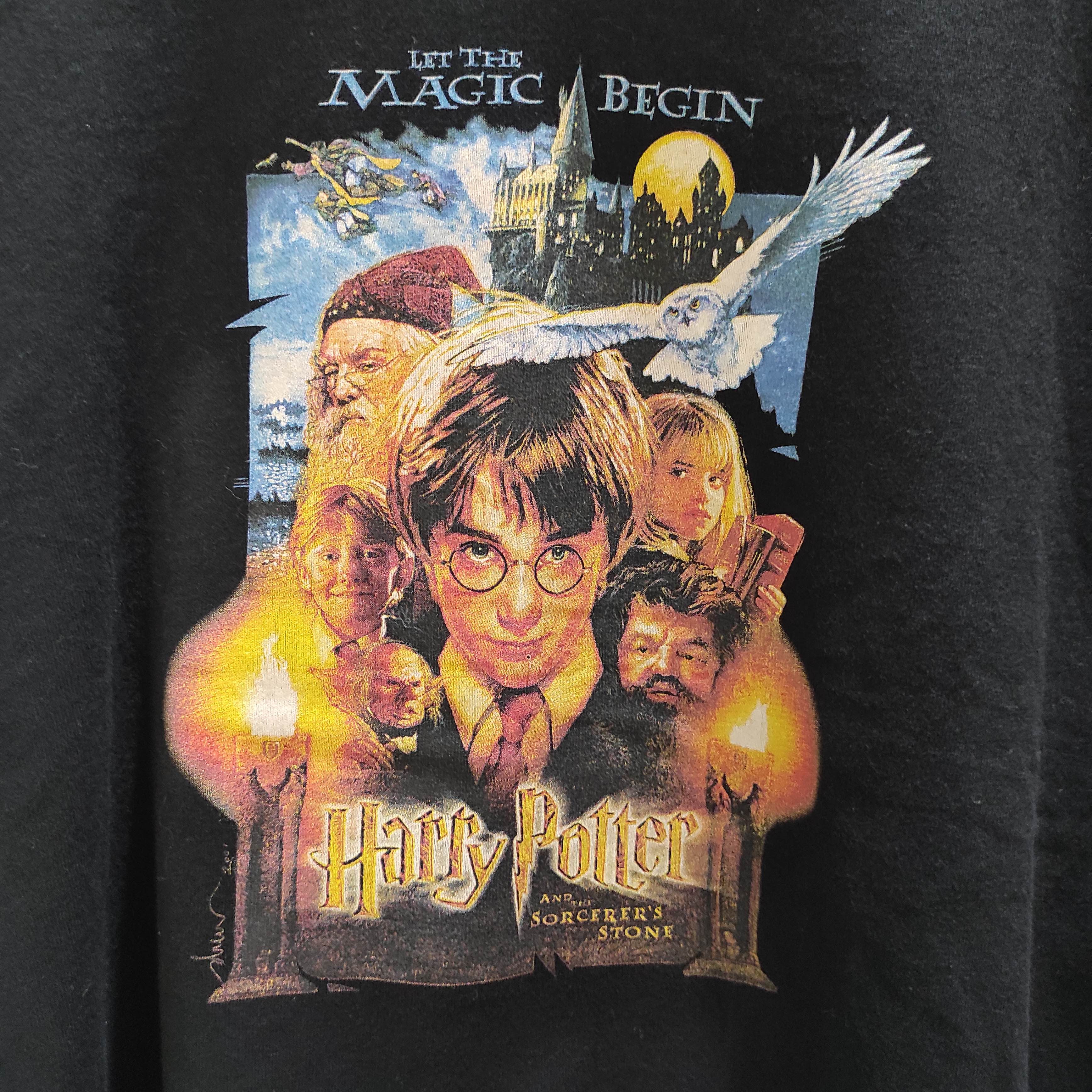 Vintage Harry Potter and the Sorcerers Stone Shirt Size US L / EU 52-54 / 3 - 3 Thumbnail