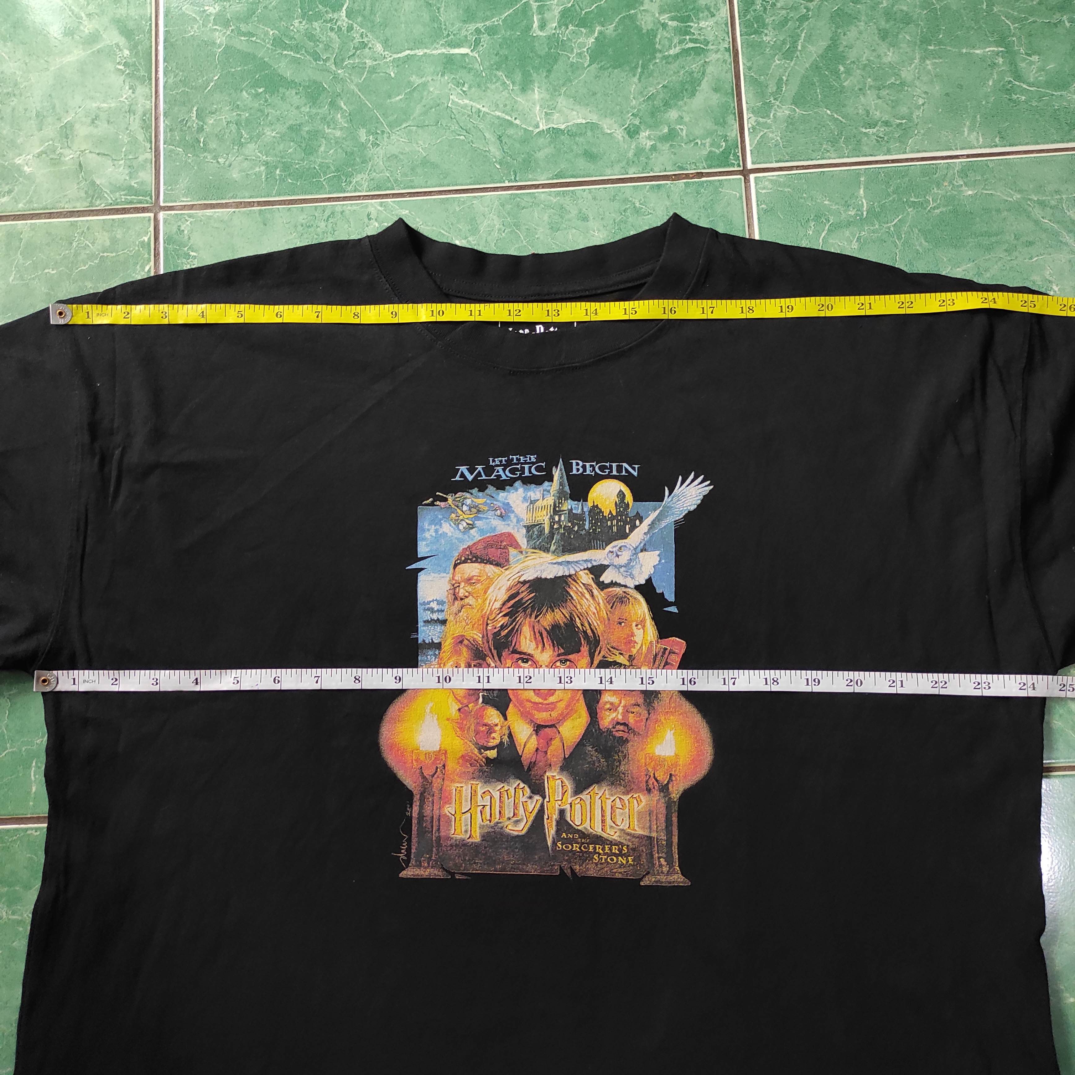 Vintage Harry Potter and the Sorcerers Stone Shirt Size US L / EU 52-54 / 3 - 15 Thumbnail