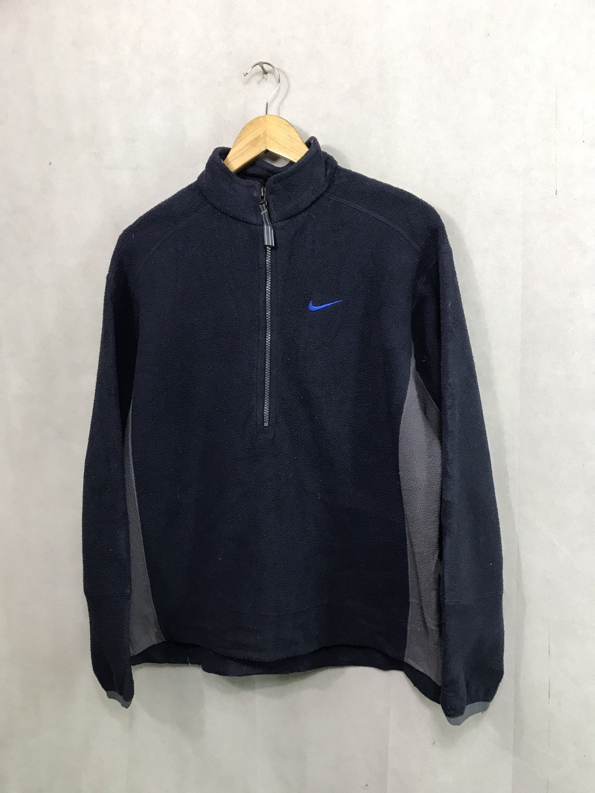Nike VINTAGE 90s NIKE ANORAK FLEECE Size US L / EU 52-54 / 3 - 3 Thumbnail
