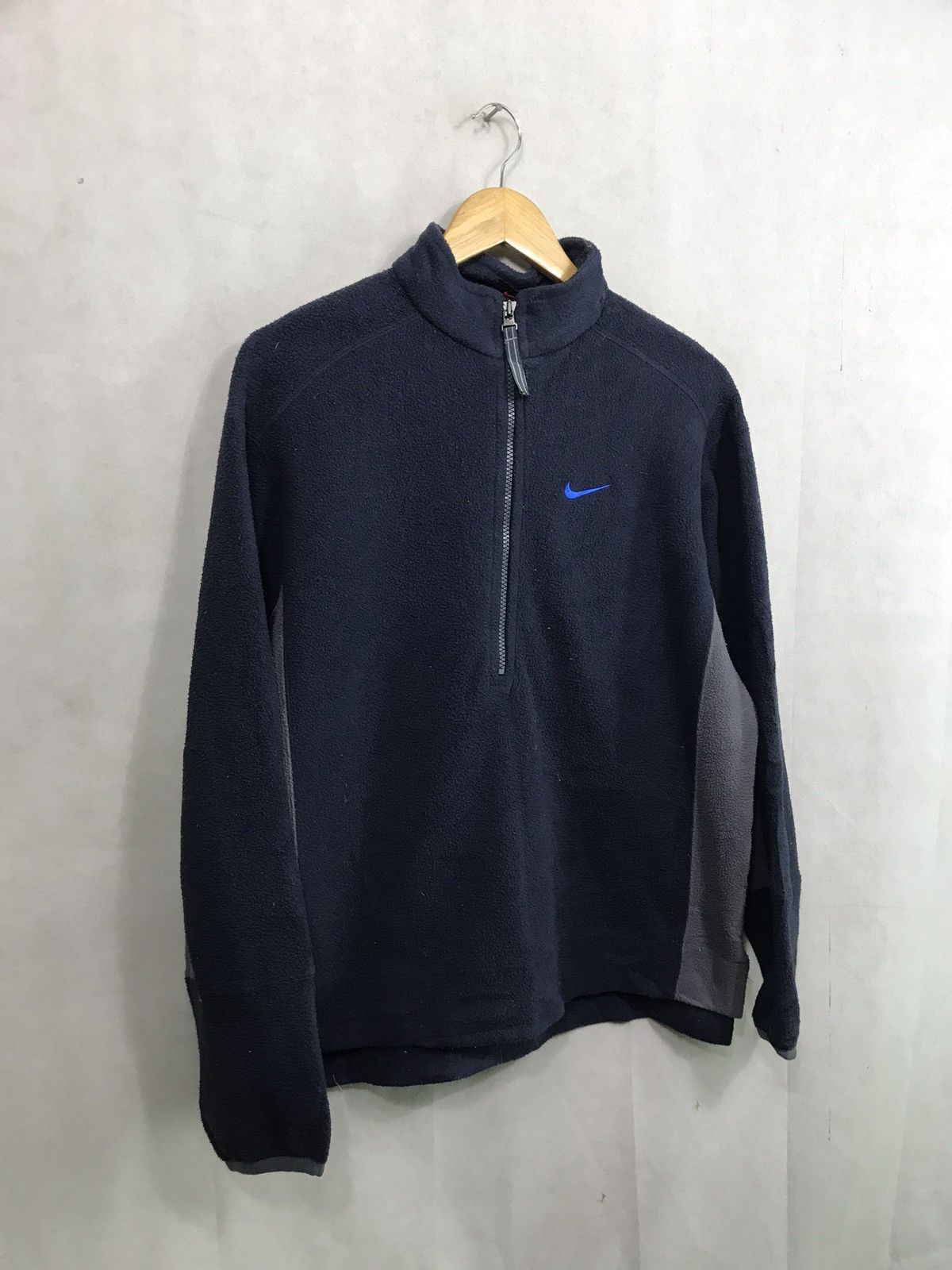 Nike VINTAGE 90s NIKE ANORAK FLEECE Size US L / EU 52-54 / 3 - 2 Thumbnail