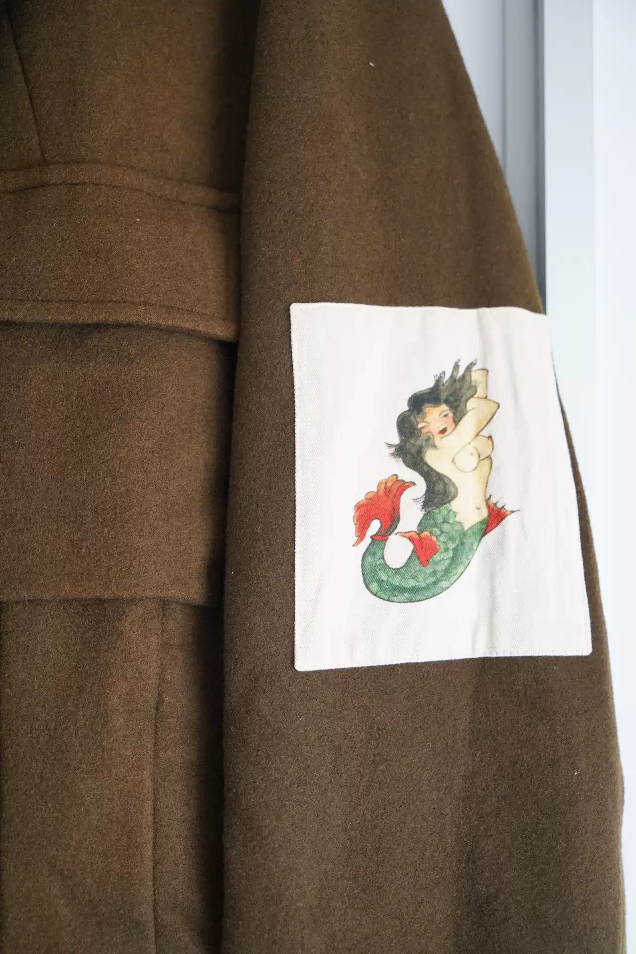 Yohji Yamamoto Yohji Yamamoto 03aw Mermaid Armband Coat Size US L / EU 52-54 / 3 - 3 Thumbnail