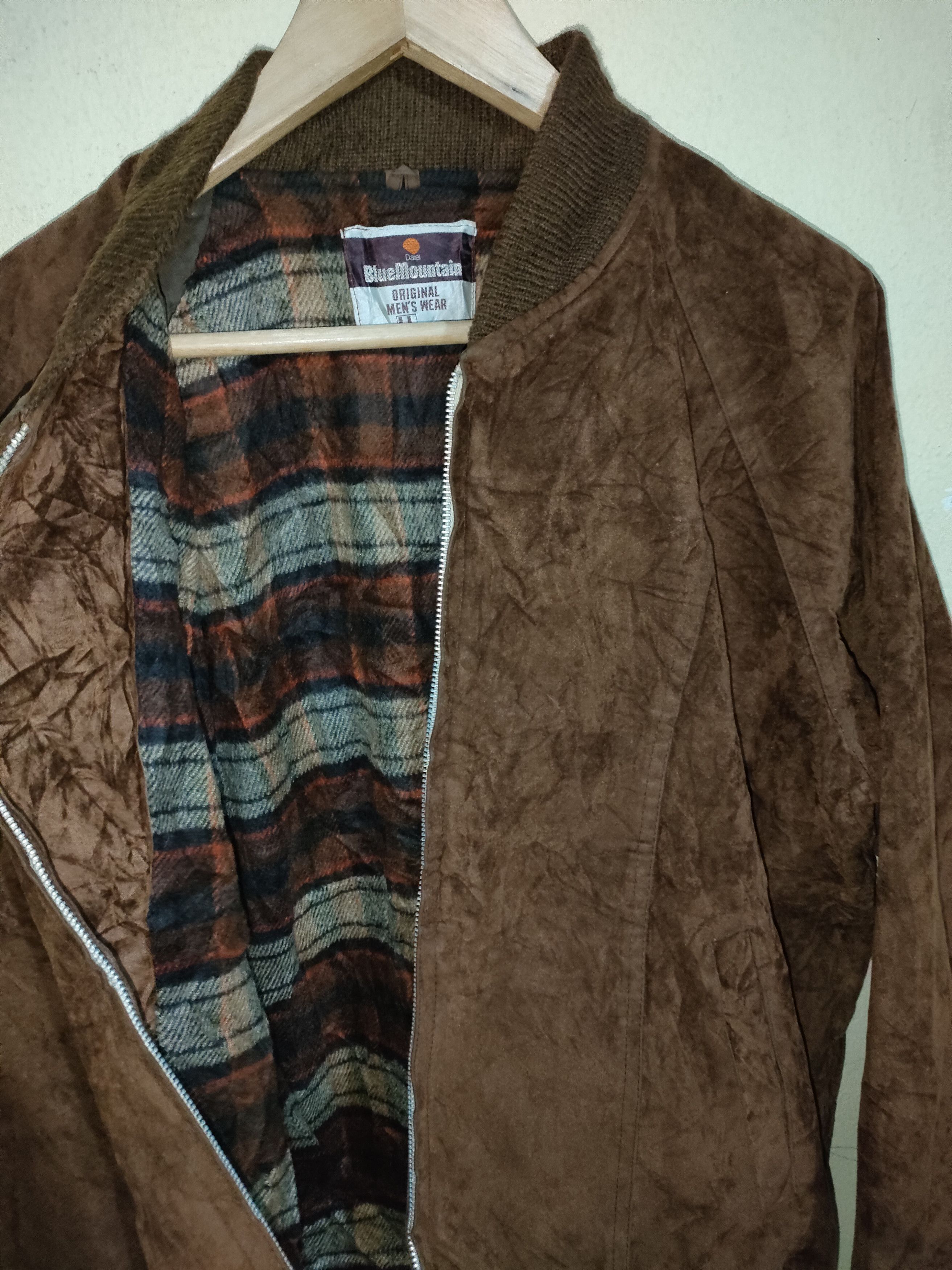 Japanese Brand × Velvet Blue Mountain Velvet Bomber Jacket Size US L / EU 52-54 / 3 - 4 Thumbnail