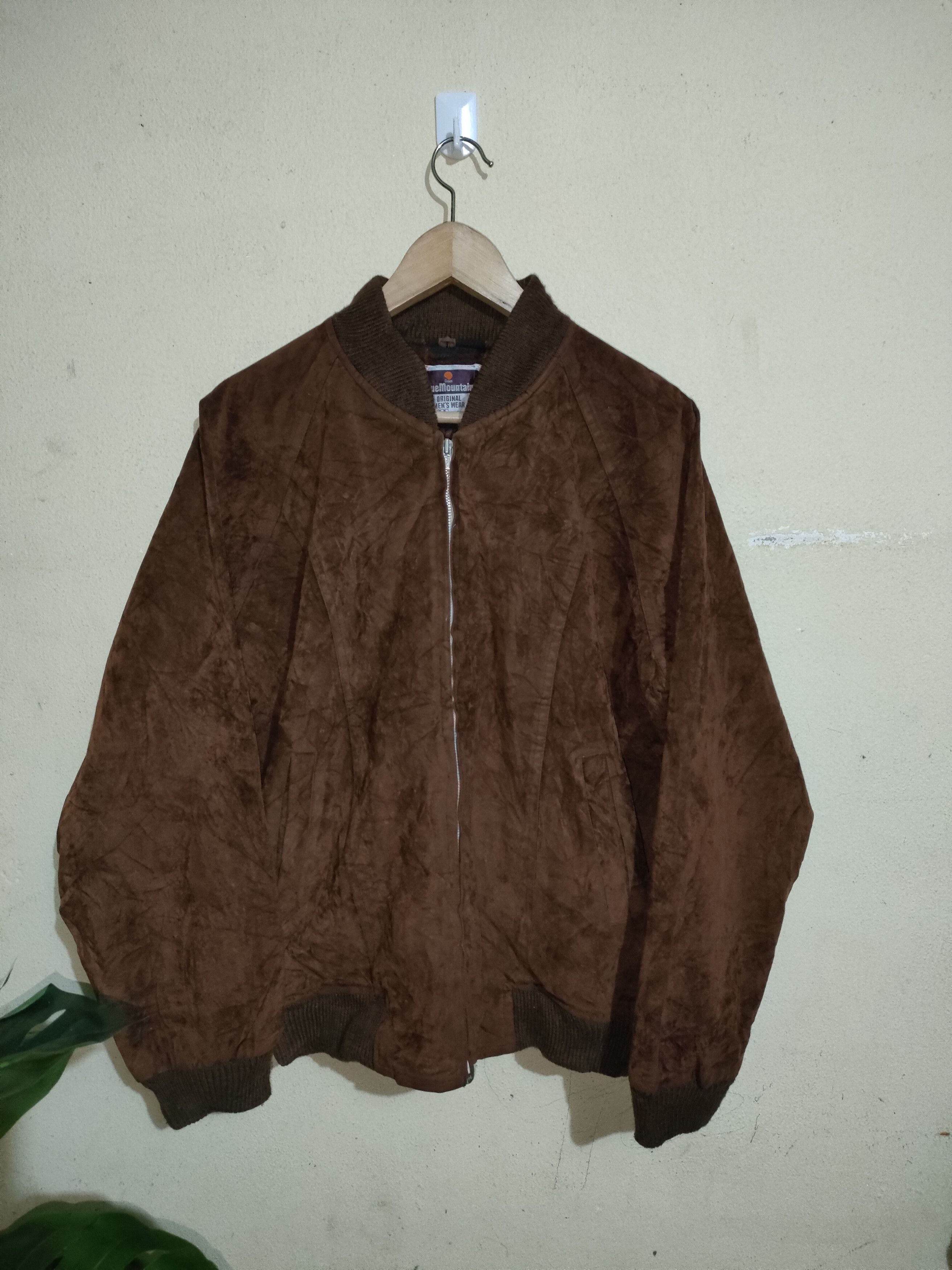 Japanese Brand × Velvet Blue Mountain Velvet Bomber Jacket Size US L / EU 52-54 / 3 - 1 Thumbnail