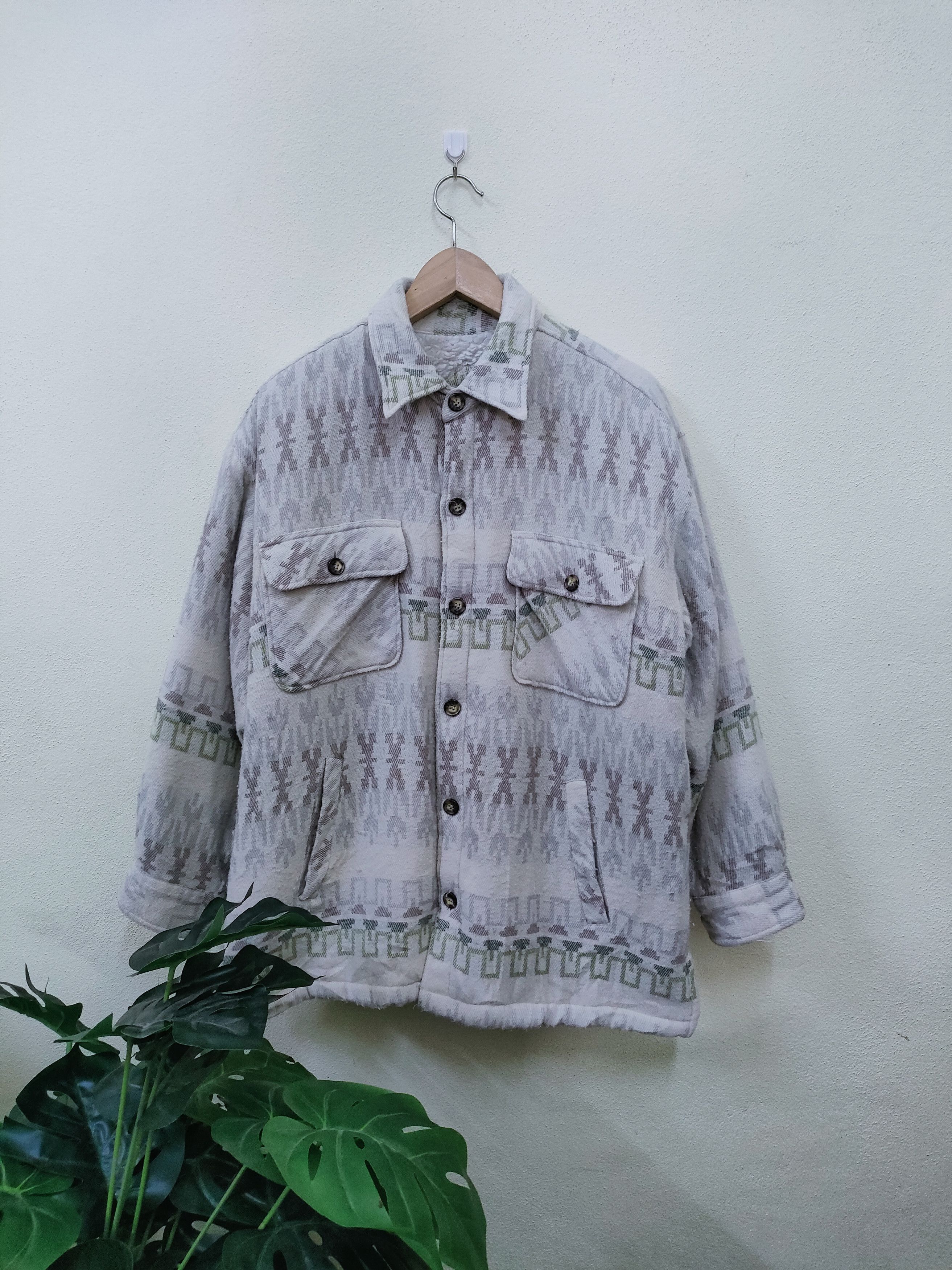 American Apparel × Vintage Bayleaf American Style Sherpa Jacket Size US M / EU 48-50 / 2 - 1 Thumbnail