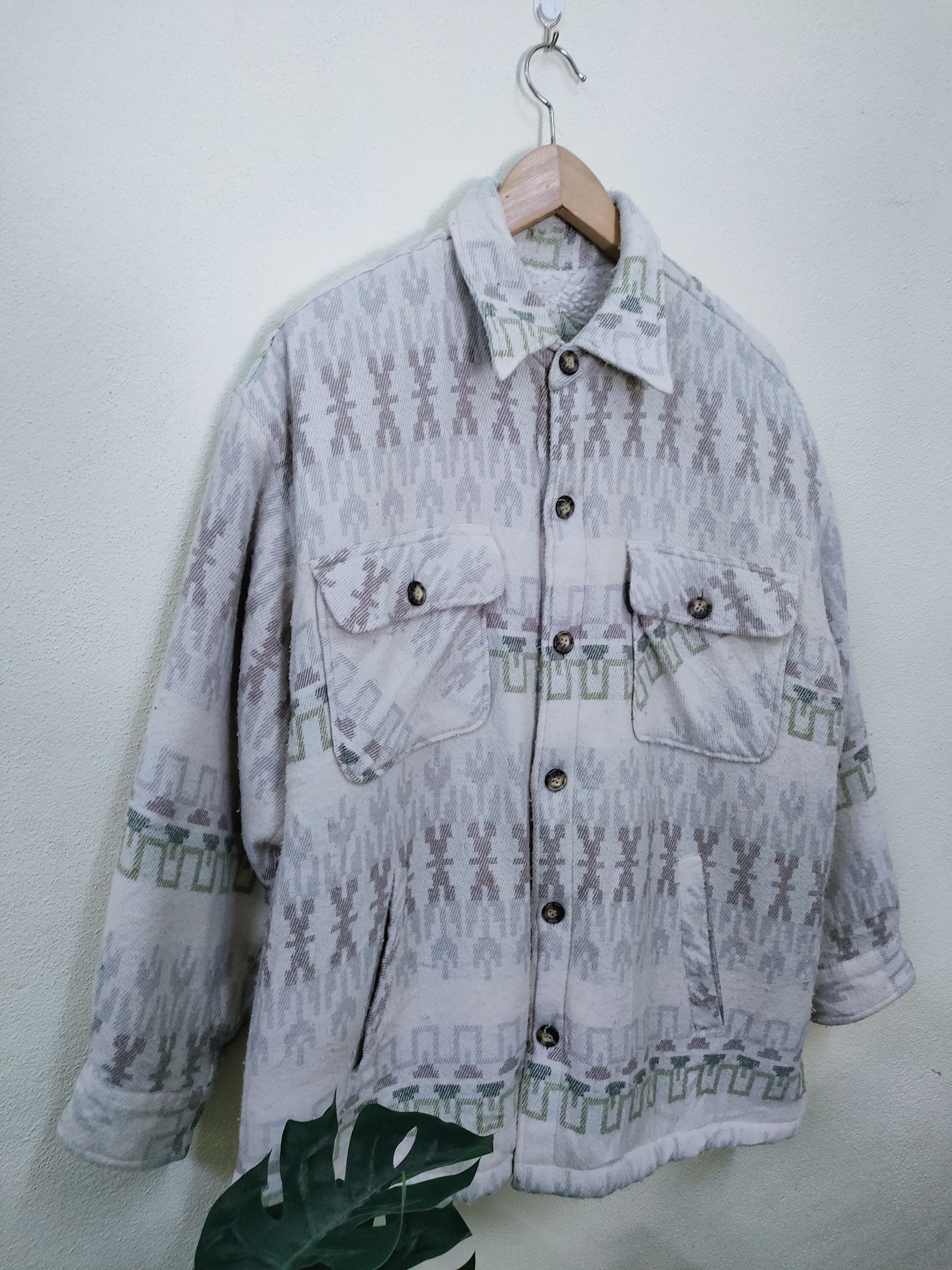 American Apparel × Vintage Bayleaf American Style Sherpa Jacket Size US M / EU 48-50 / 2 - 6 Thumbnail
