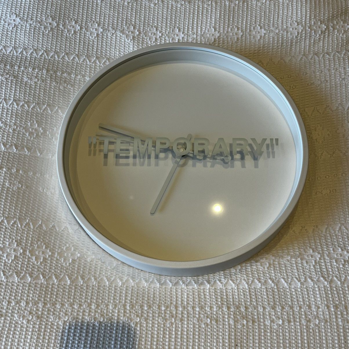 Ikea × Virgil Abloh Virgil Abloh Ikea “TEMPORARY” clock