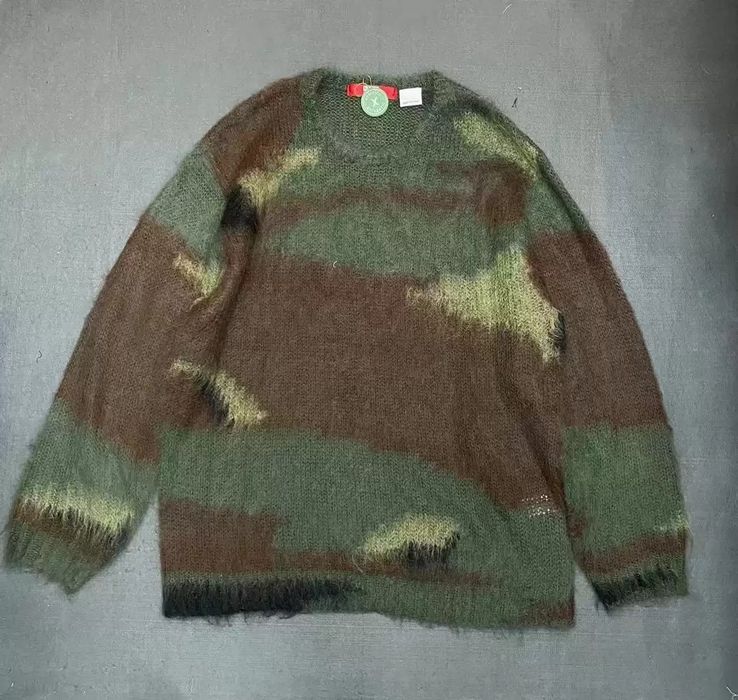 Junya Watanabe Junya Watanabe X Supreme Brushed Camo Sweater Size