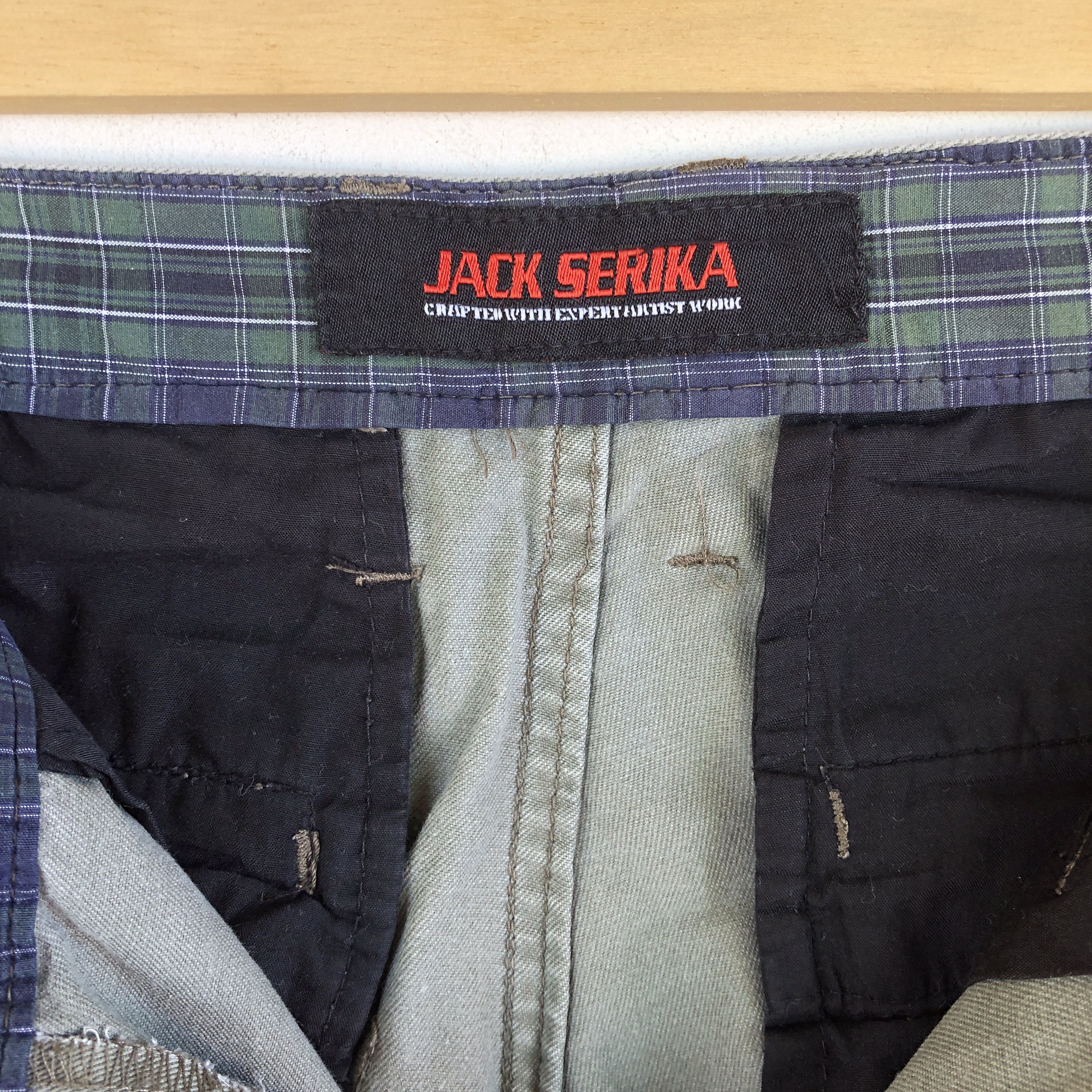 Japanese Brand × Vintage Vintage Japanese Cargo Pants Multi Pocket Utility Trousers Size 28" / US 6 / IT 42 - 10 Thumbnail