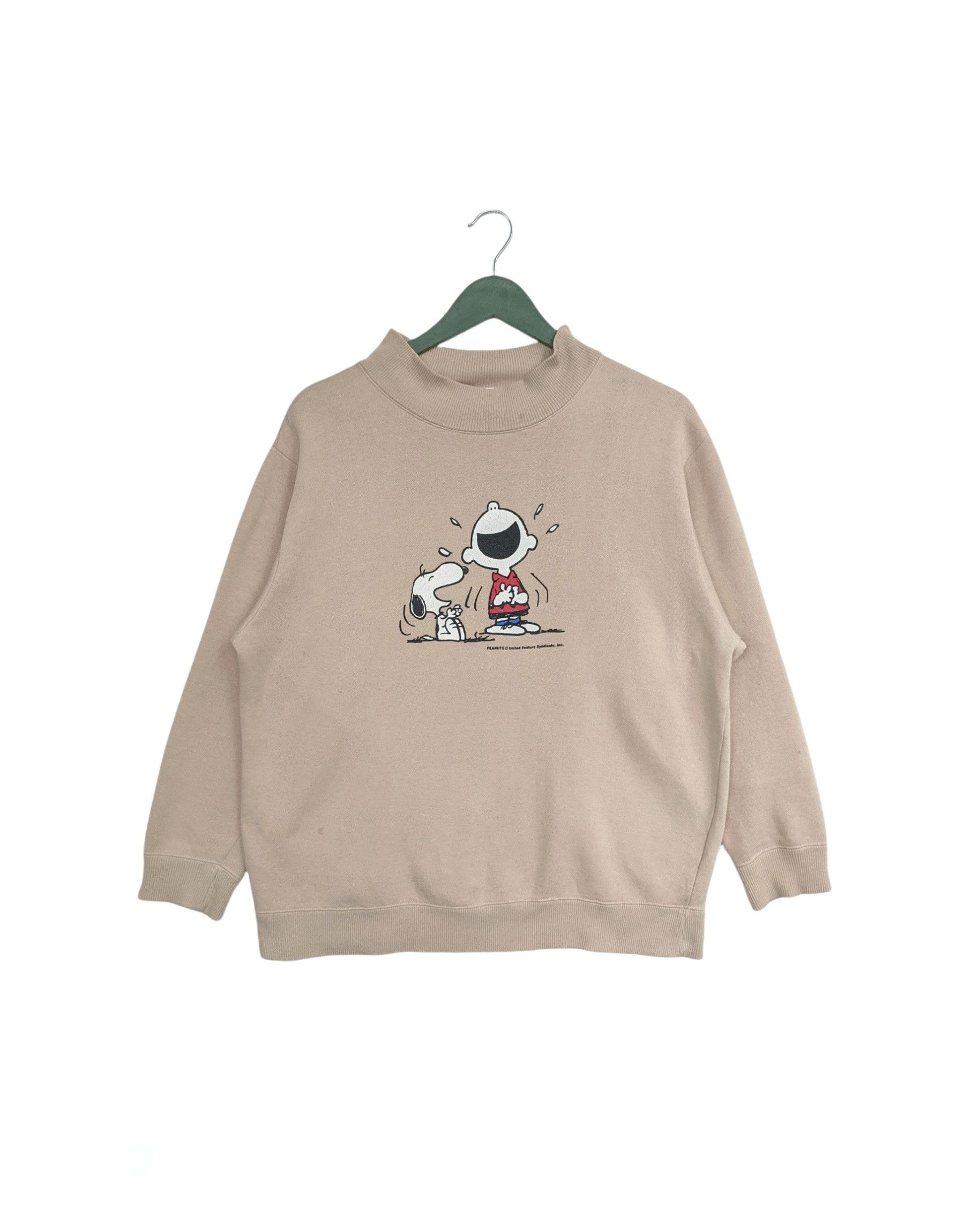 image of Cartoon Network x Peanuts Vintage Peanuts Sweatshirt in Cream, Men's (Size Medium)