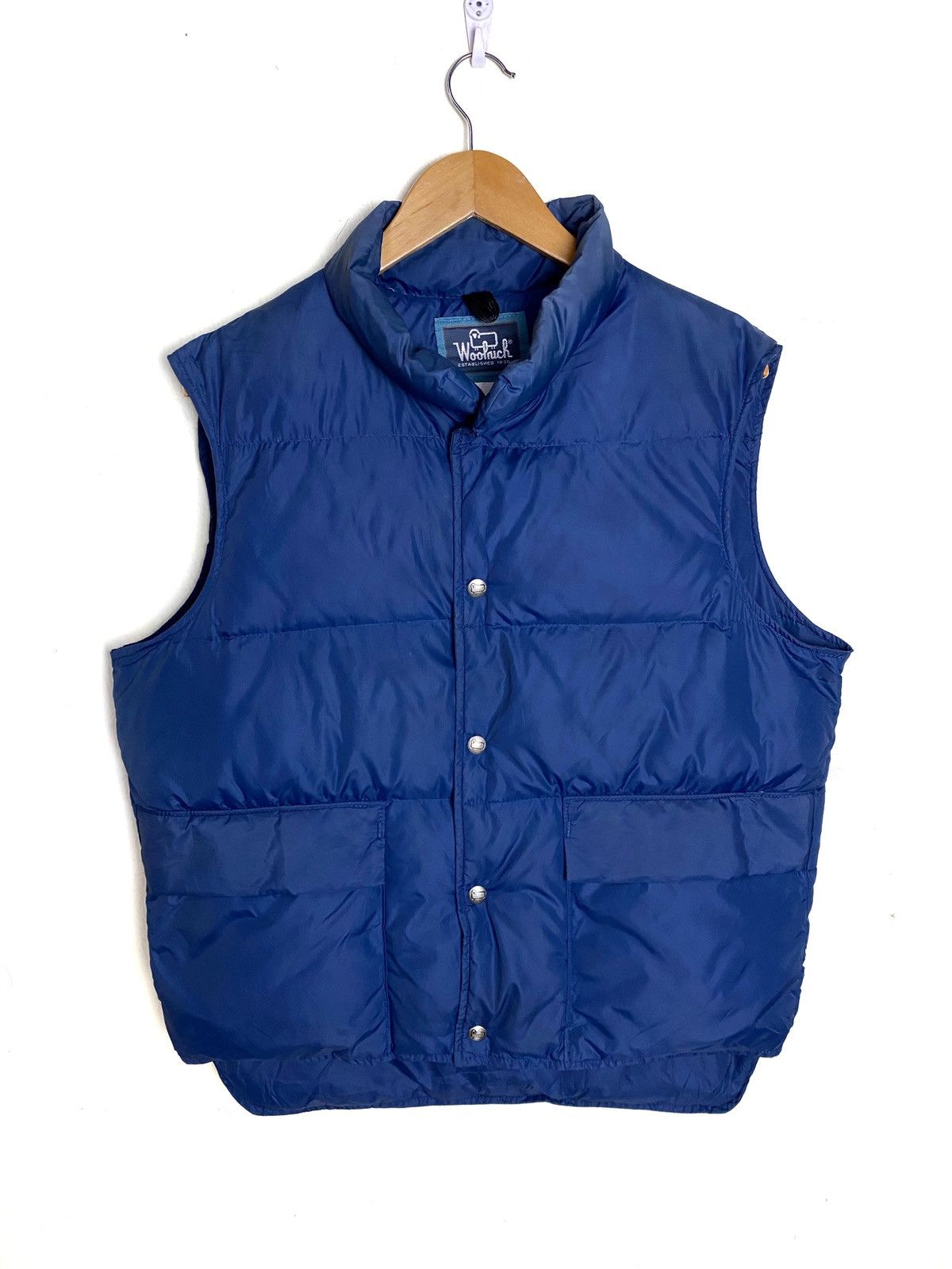 Vintage × Woolrich Woolen Mills Vintage Woolrich Goose Down Vest Jacket Made in USA Size US L / EU 52-54 / 3 - 1 Thumbnail