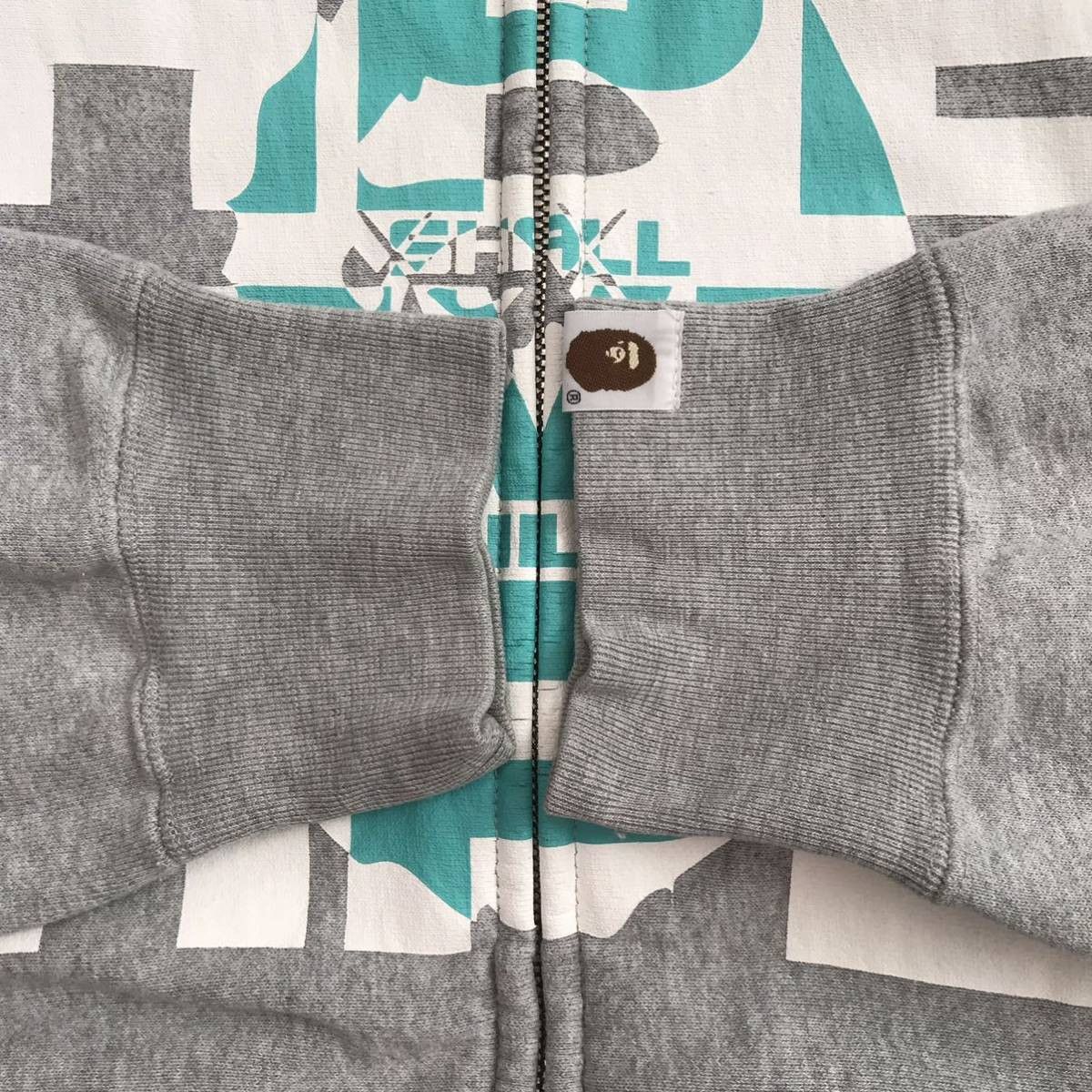 Bape × Kaws BAPE × kaws ASNKA logo full zip hoodie a bathing ape Size US L / EU 52-54 / 3 - 7 Thumbnail