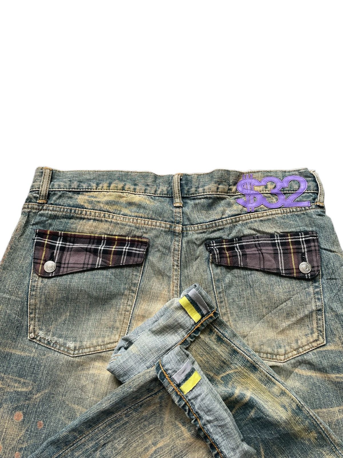 Japanese Brand × Swagger Vintage Swagger Selvedge Custom Distressed Size US 36 / EU 52 - 15 Thumbnail