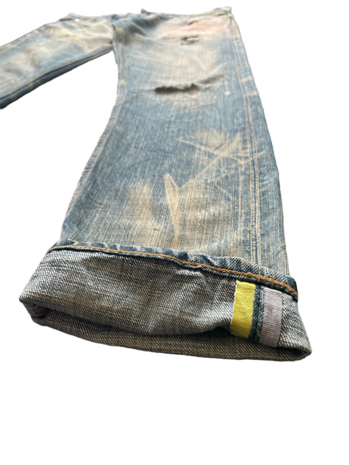 Japanese Brand × Swagger Vintage Swagger Selvedge Custom Distressed Size US 36 / EU 52 - 5 Thumbnail