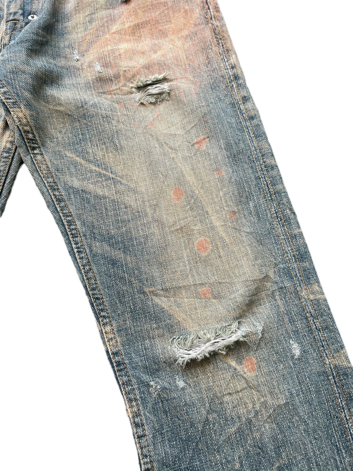 Japanese Brand × Swagger Vintage Swagger Selvedge Custom Distressed Size US 36 / EU 52 - 3 Thumbnail