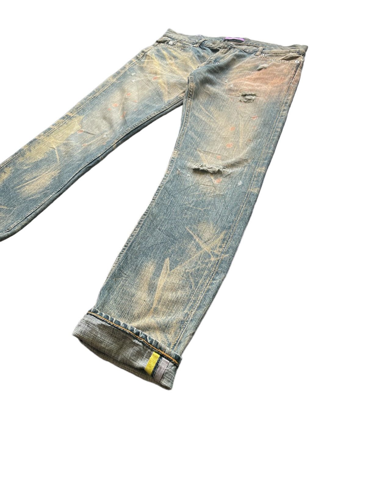 Japanese Brand × Swagger Vintage Swagger Selvedge Custom Distressed Size US 36 / EU 52 - 4 Thumbnail