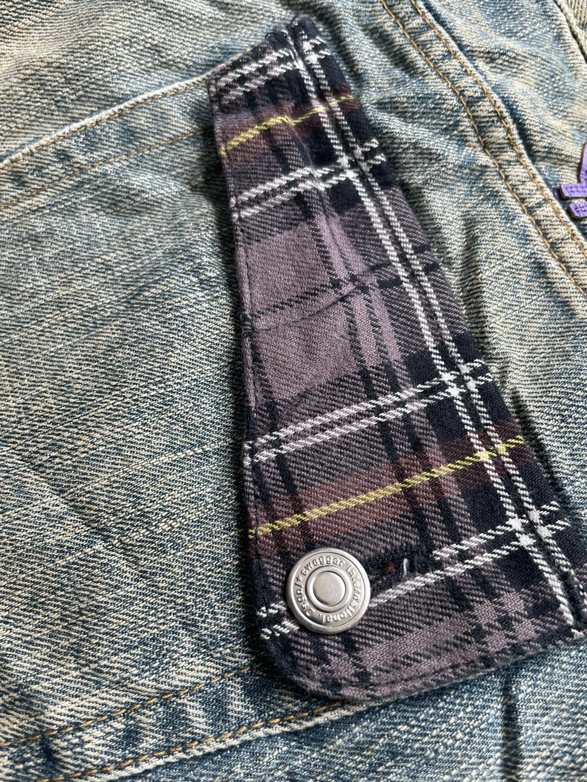 Japanese Brand × Swagger Vintage Swagger Selvedge Custom Distressed Size US 36 / EU 52 - 18 Thumbnail