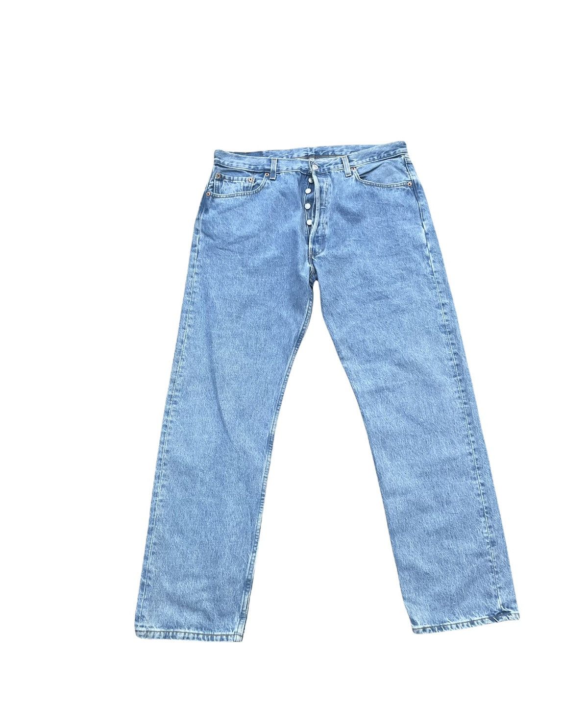Levi's Vintage Levis 501 1996 Usa Denim Size US 37 - 1 Thumbnail