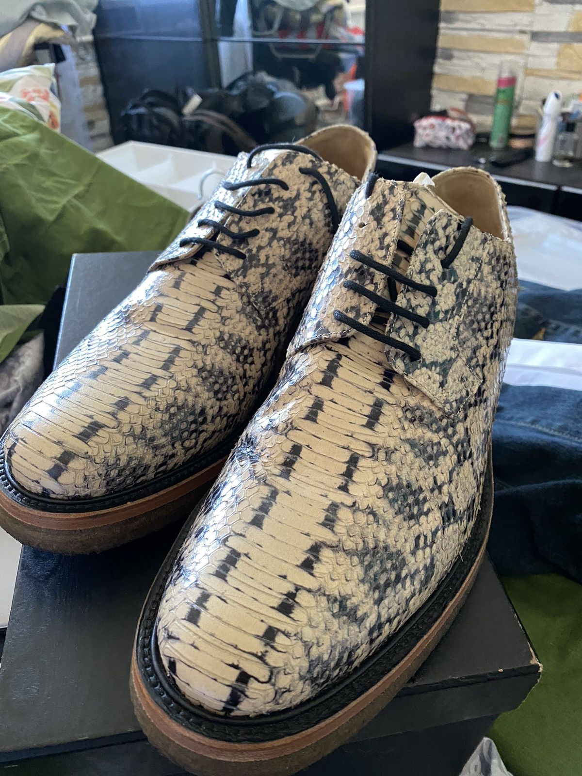 dries van noten snake boots