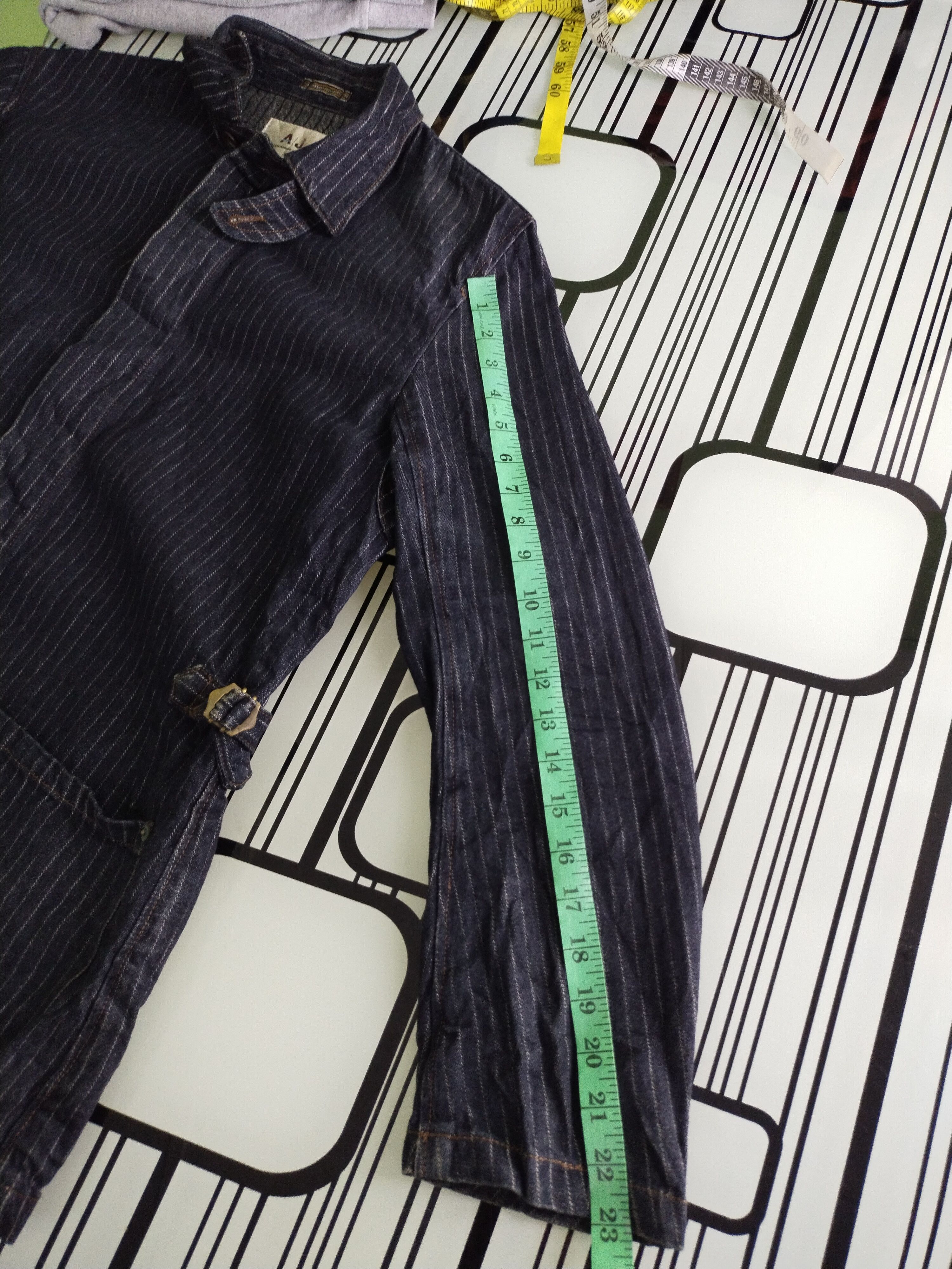 Alexander Julian Alexander Julian Hickory Stripe Indigo Jacket Size US L / EU 52-54 / 3 - 15 Thumbnail
