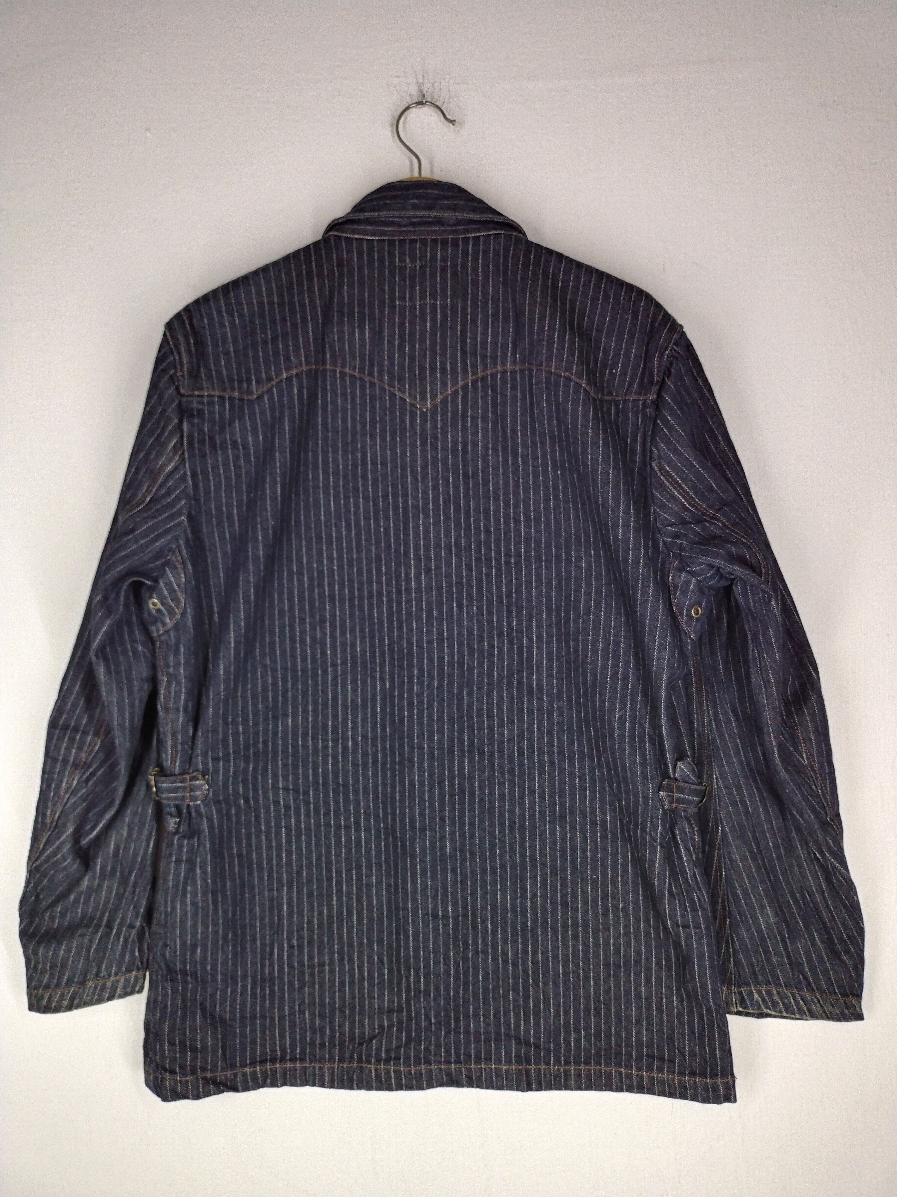 Alexander Julian Alexander Julian Hickory Stripe Indigo Jacket Size US L / EU 52-54 / 3 - 7 Thumbnail
