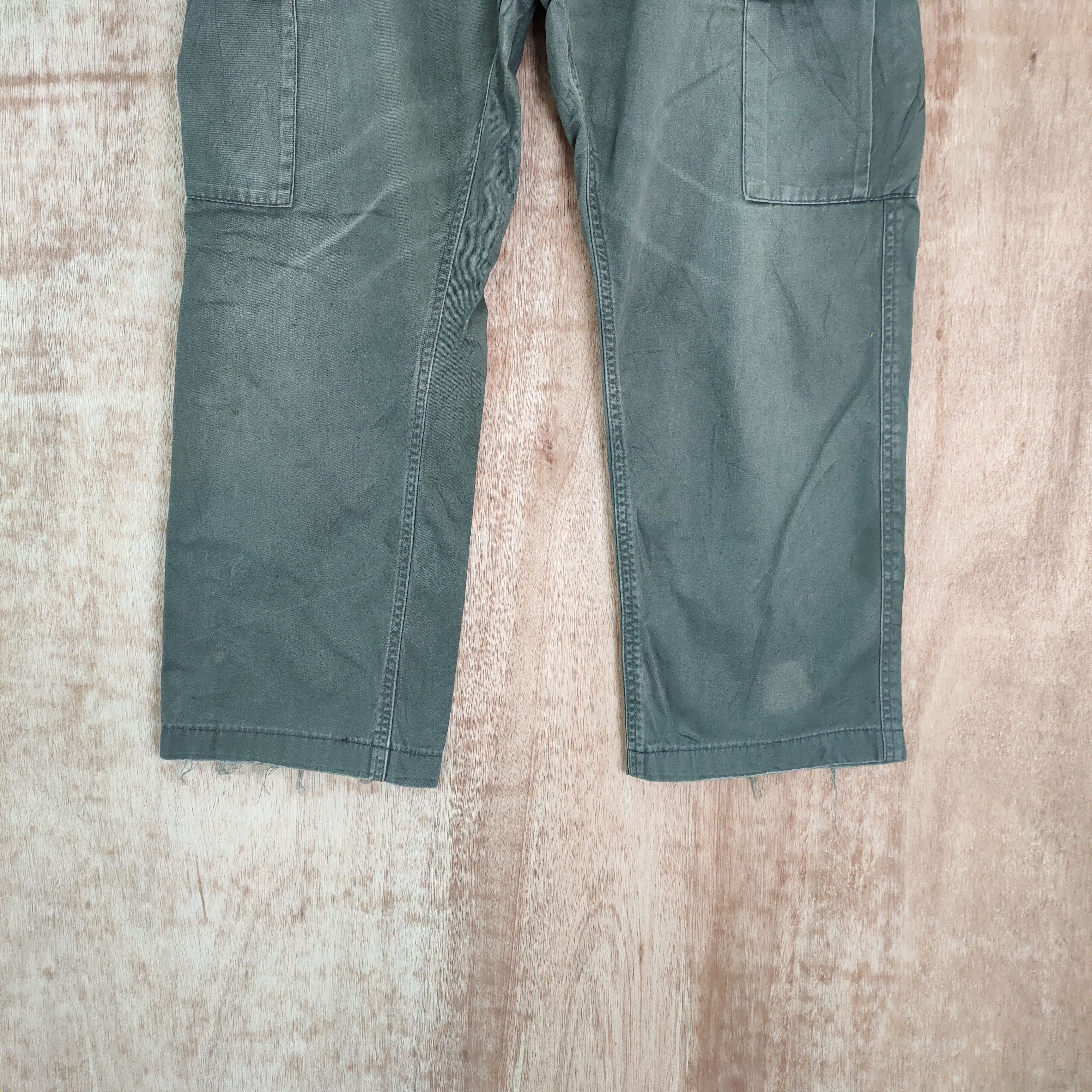 Japanese Brand VINTAGE REAL STANDARD FADED CARGO PANTS Size US 36 / EU 52 - 3 Thumbnail