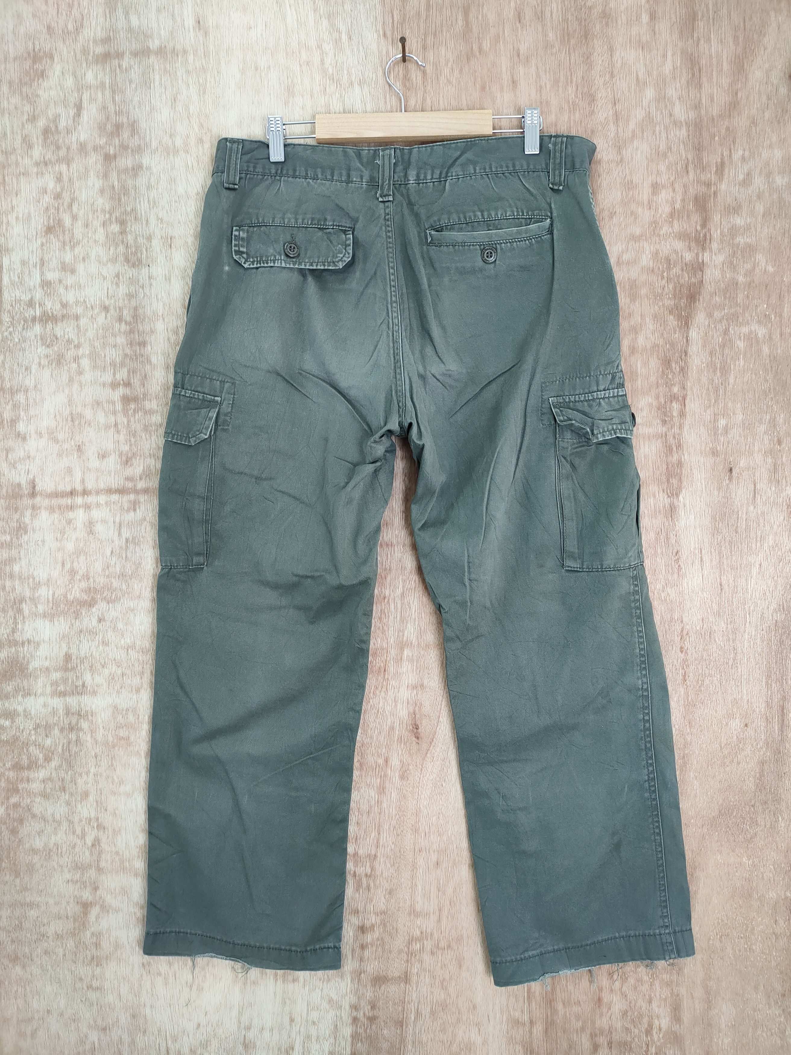 Japanese Brand VINTAGE REAL STANDARD FADED CARGO PANTS Size US 36 / EU 52 - 5 Thumbnail