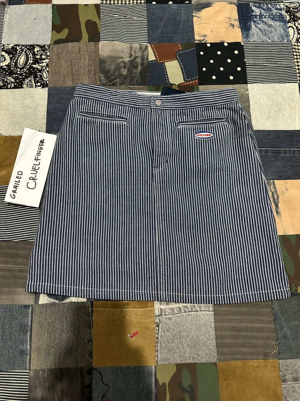 Hysteric Glamour × Japanese Brand Hysteric Glamour Mini Stripe Skirt Size 26" / US 2 / IT 38 - 8 Thumbnail