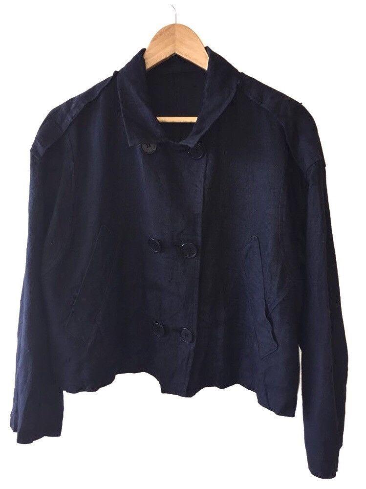 Y's Yohji yamamoto Cropped Linen jacket Size US L / EU 52-54 / 3 - 1 Thumbnail