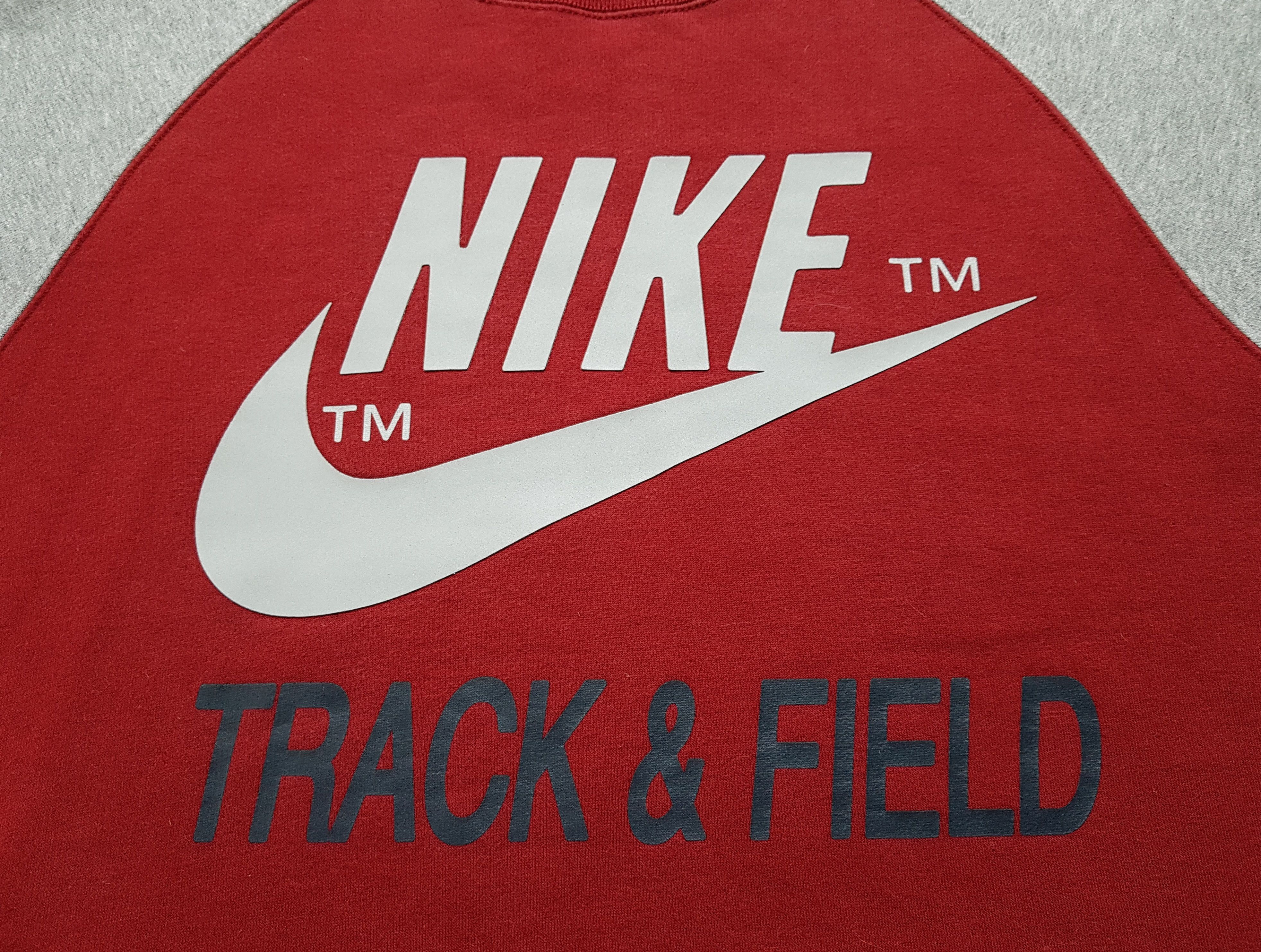 Nike Nike Track & Field Vintage Sweatshirt Big Logo Swoosh Size US M / EU 48-50 / 2 - 3 Thumbnail