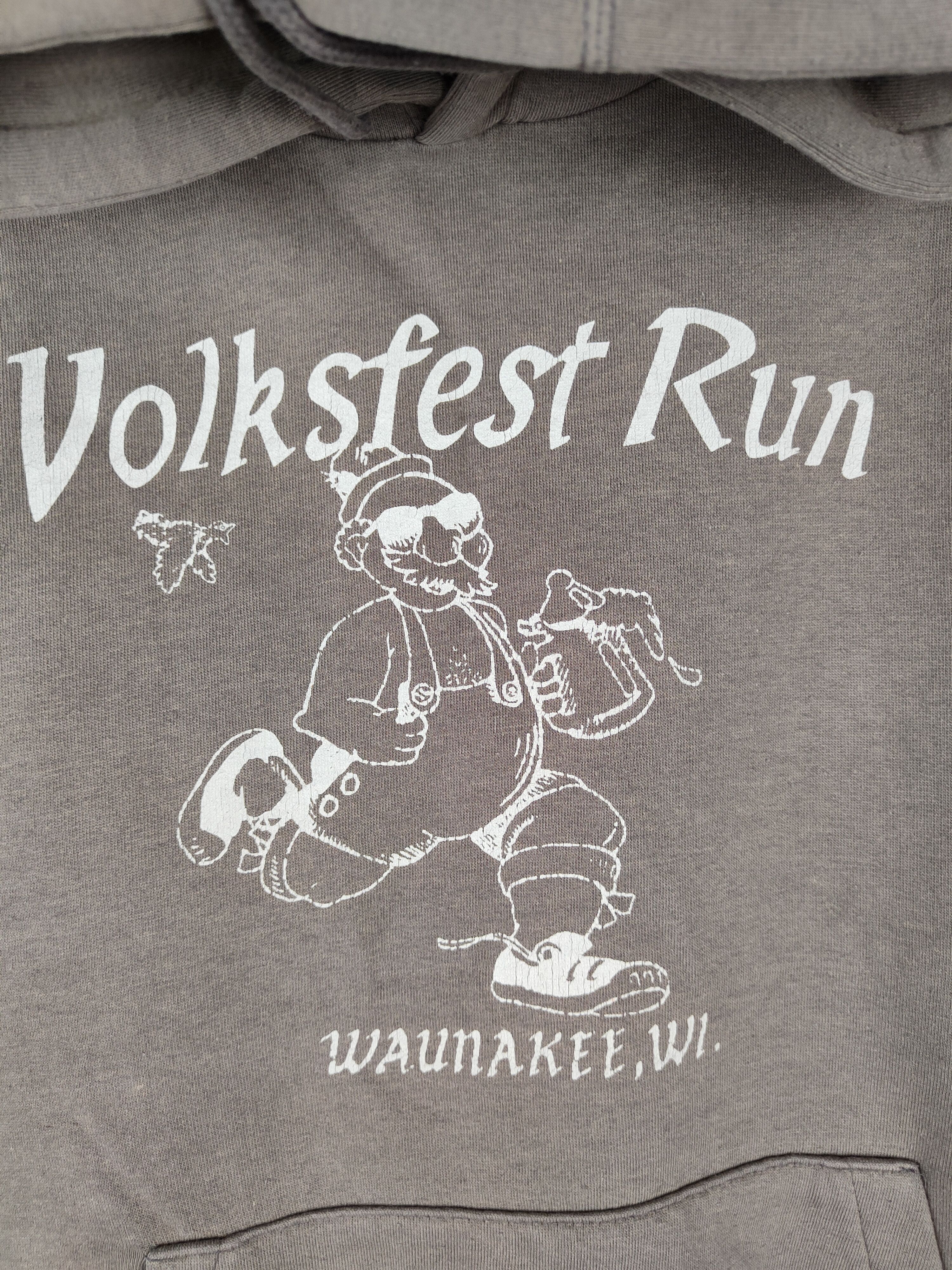 Vintage Ammo Box Volksfest Run Gray Hoodie Sweatshirt vintage #4847 Size US M / EU 48-50 / 2 - 3 Thumbnail
