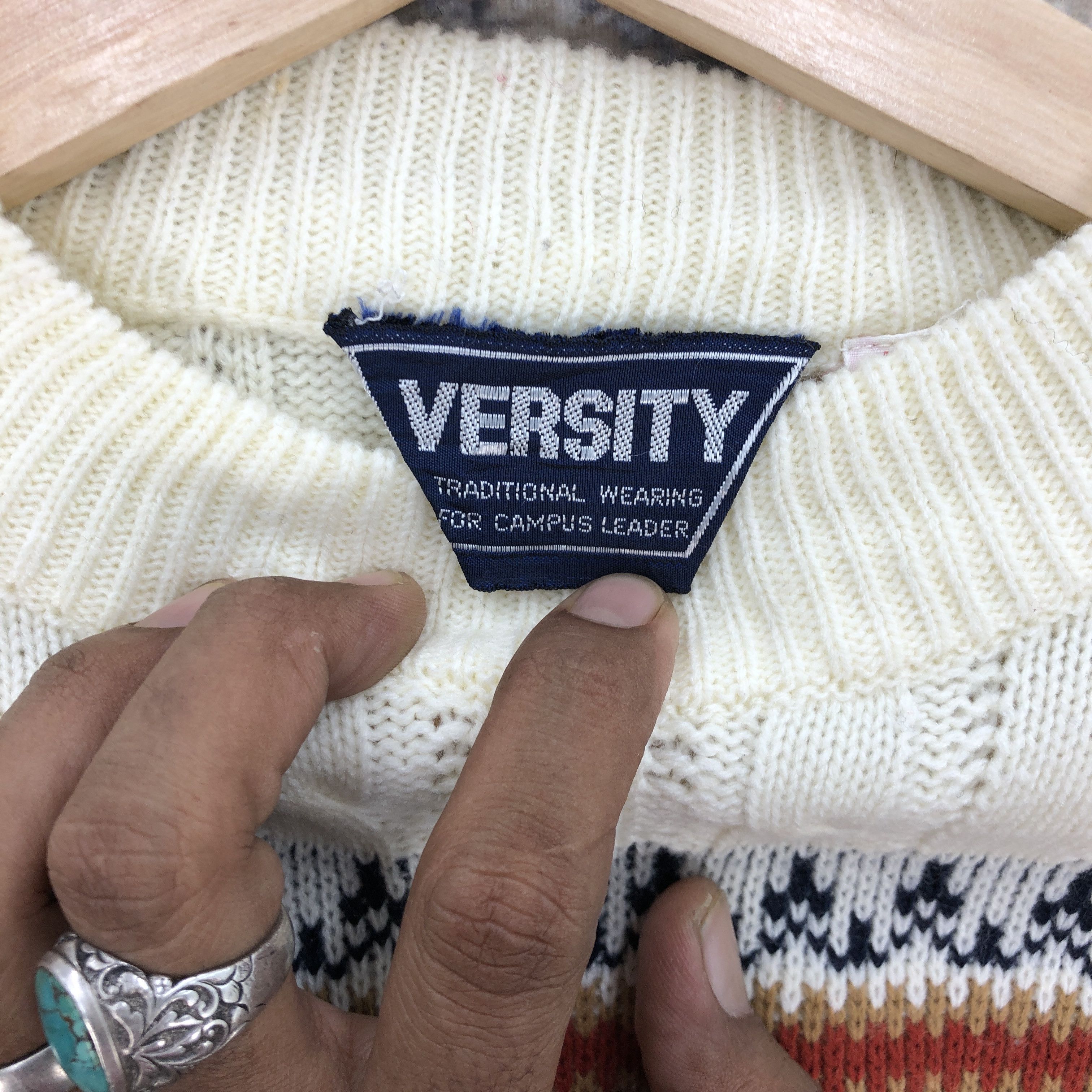 Aran Isles Knitwear × Japanese Brand × Vintage Japanese Knitwear Sweatshirt Aran Isles Knitted Sweater Size US M / EU 48-50 / 2 - 4 Thumbnail
