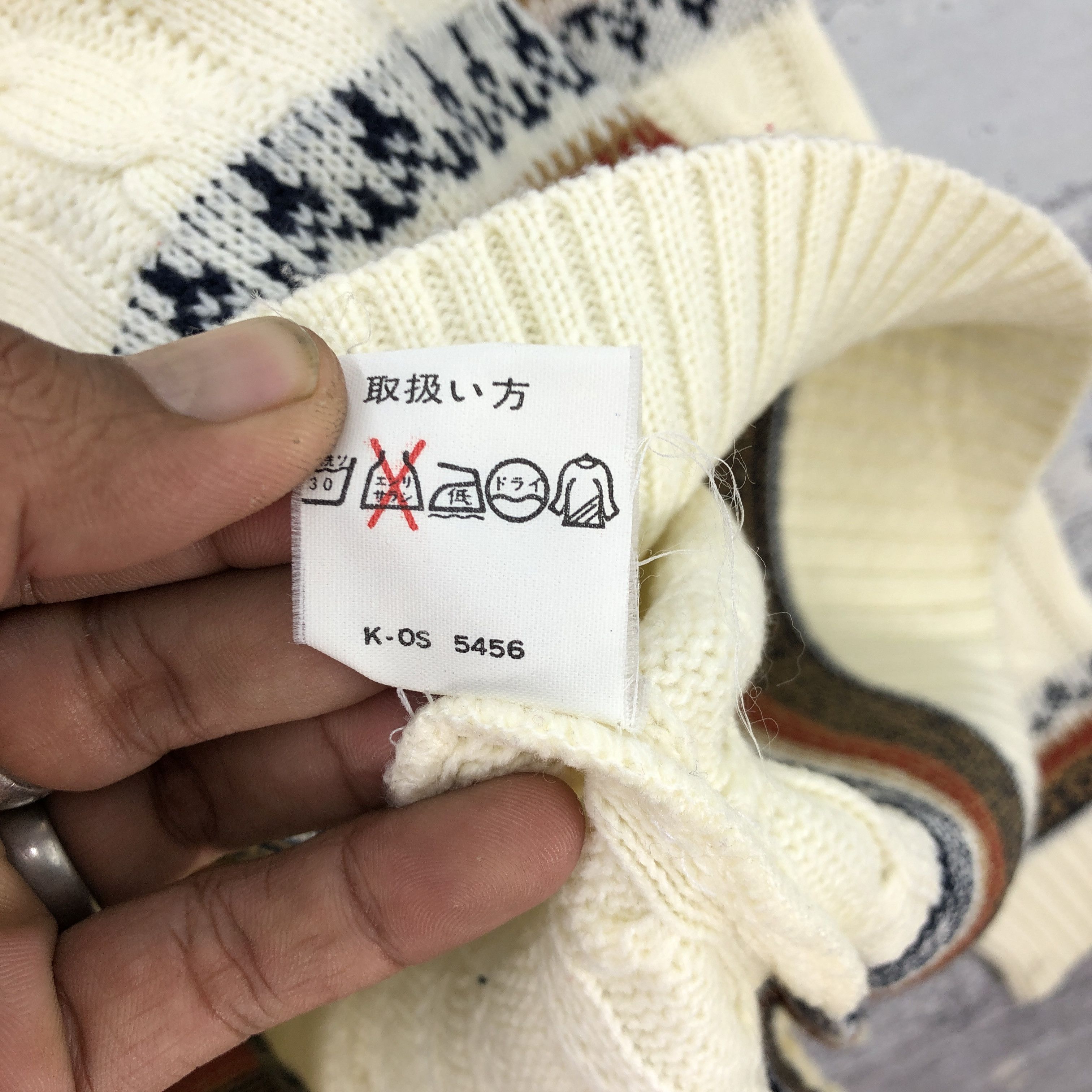 Aran Isles Knitwear × Japanese Brand × Vintage Japanese Knitwear Sweatshirt Aran Isles Knitted Sweater Size US M / EU 48-50 / 2 - 7 Thumbnail