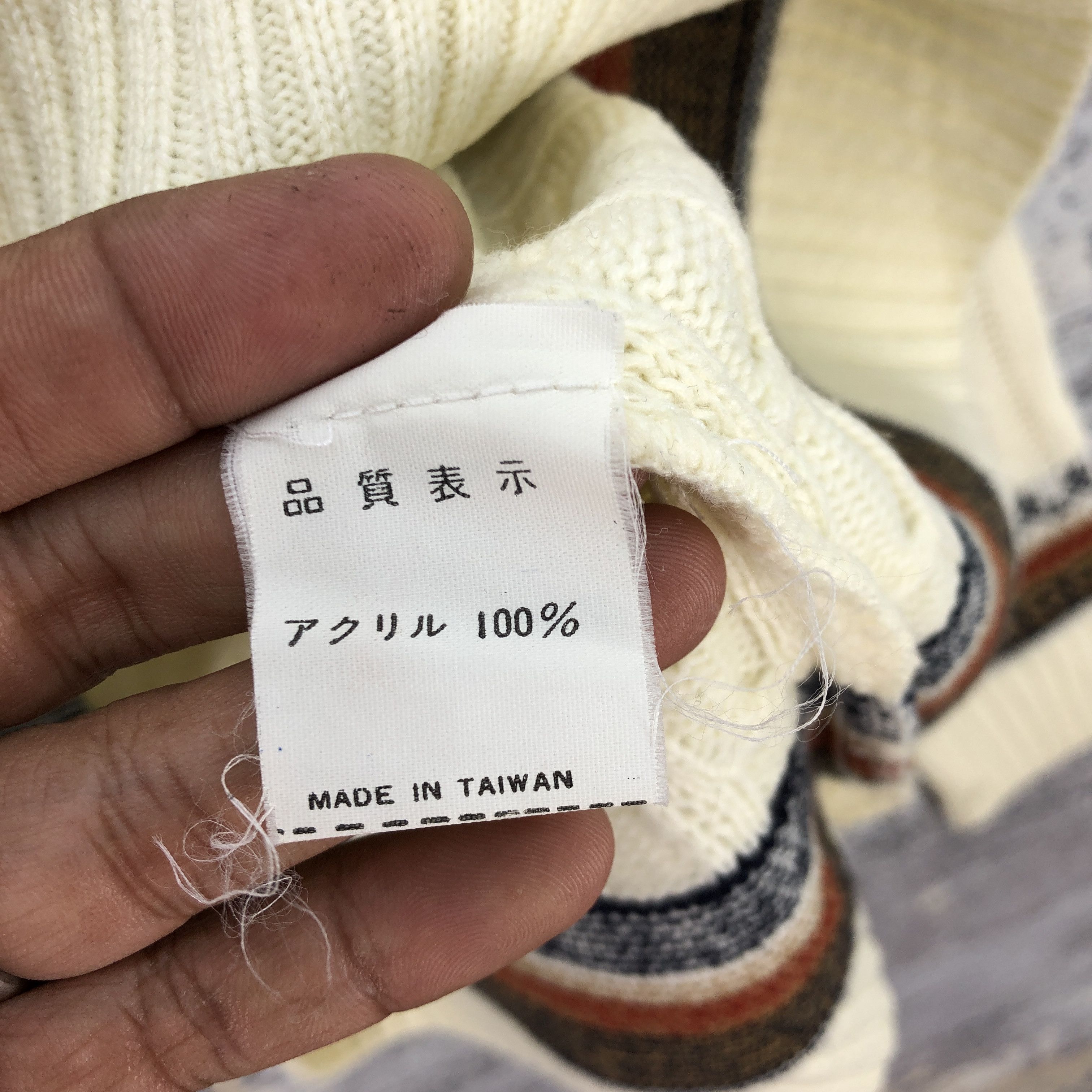 Aran Isles Knitwear × Japanese Brand × Vintage Japanese Knitwear Sweatshirt Aran Isles Knitted Sweater Size US M / EU 48-50 / 2 - 6 Thumbnail