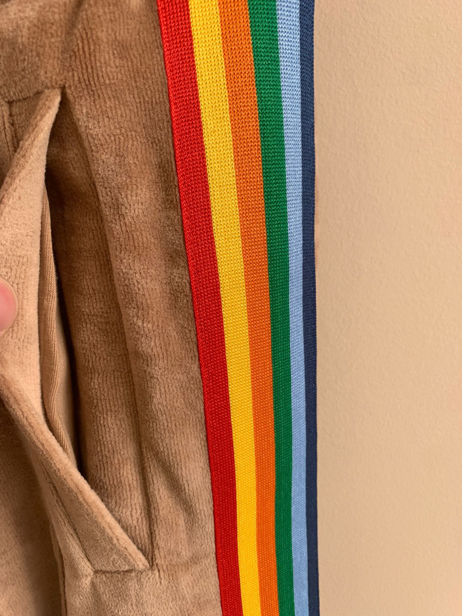 Palm Angels Chenille Sweat Pants in Brown / Multicolor Size US 30 / EU 46 - 9 Thumbnail