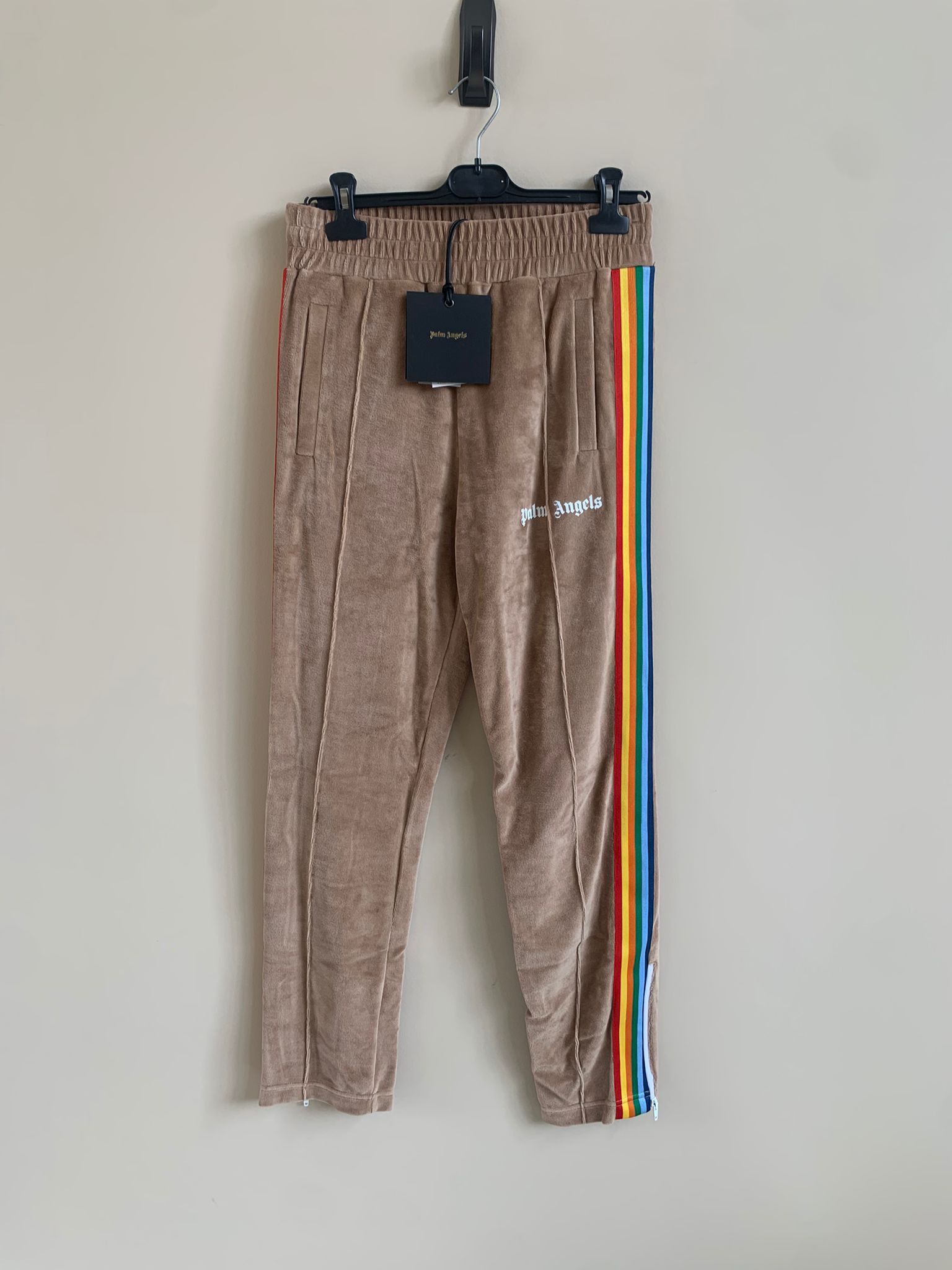 Palm Angels Chenille Sweat Pants in Brown / Multicolor Size US 30 / EU 46 - 1 Thumbnail