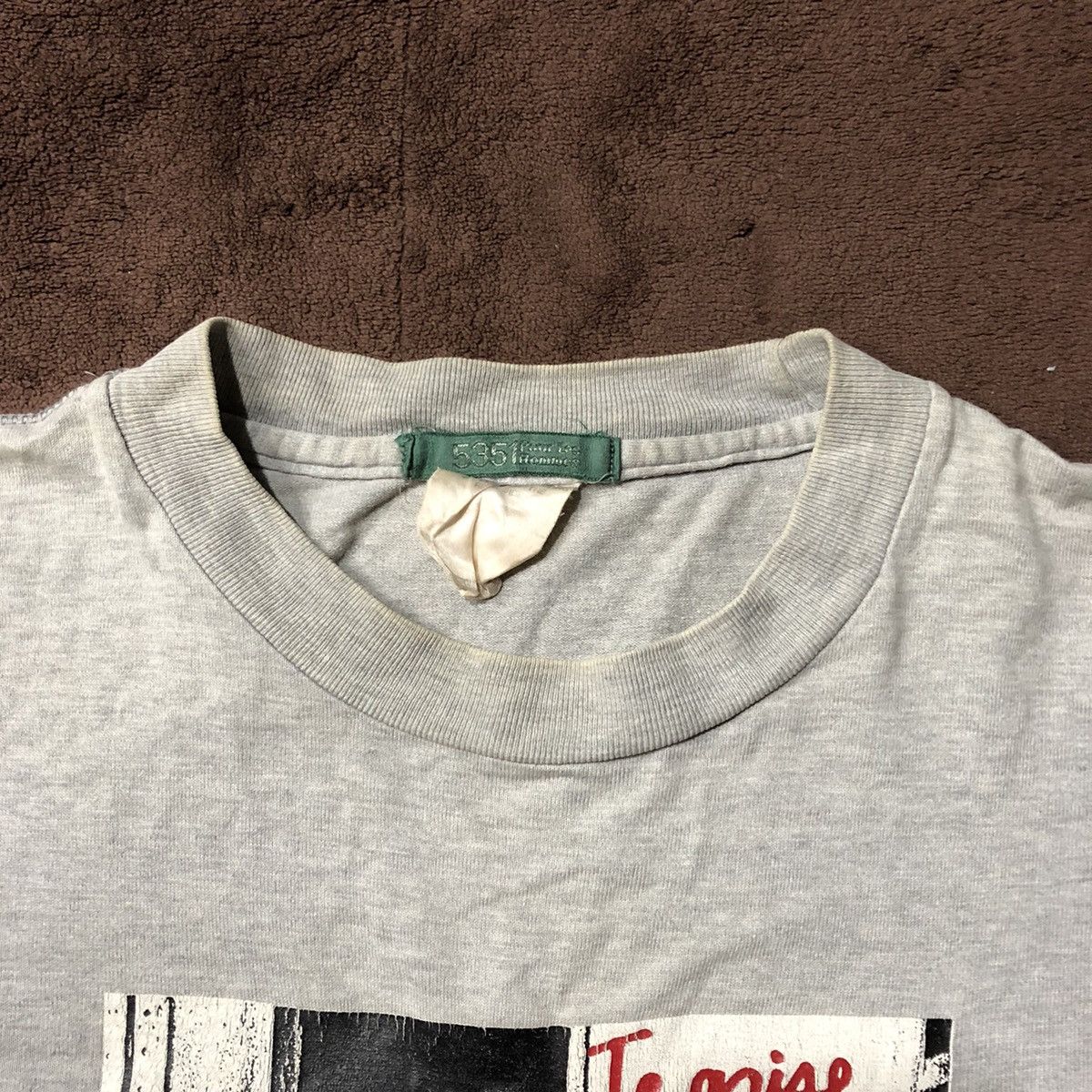 5351 POUR LES HOMMES Vintage 5351 Pour Les Hommes T Shirt Size US L / EU 52-54 / 3 - 4 Thumbnail