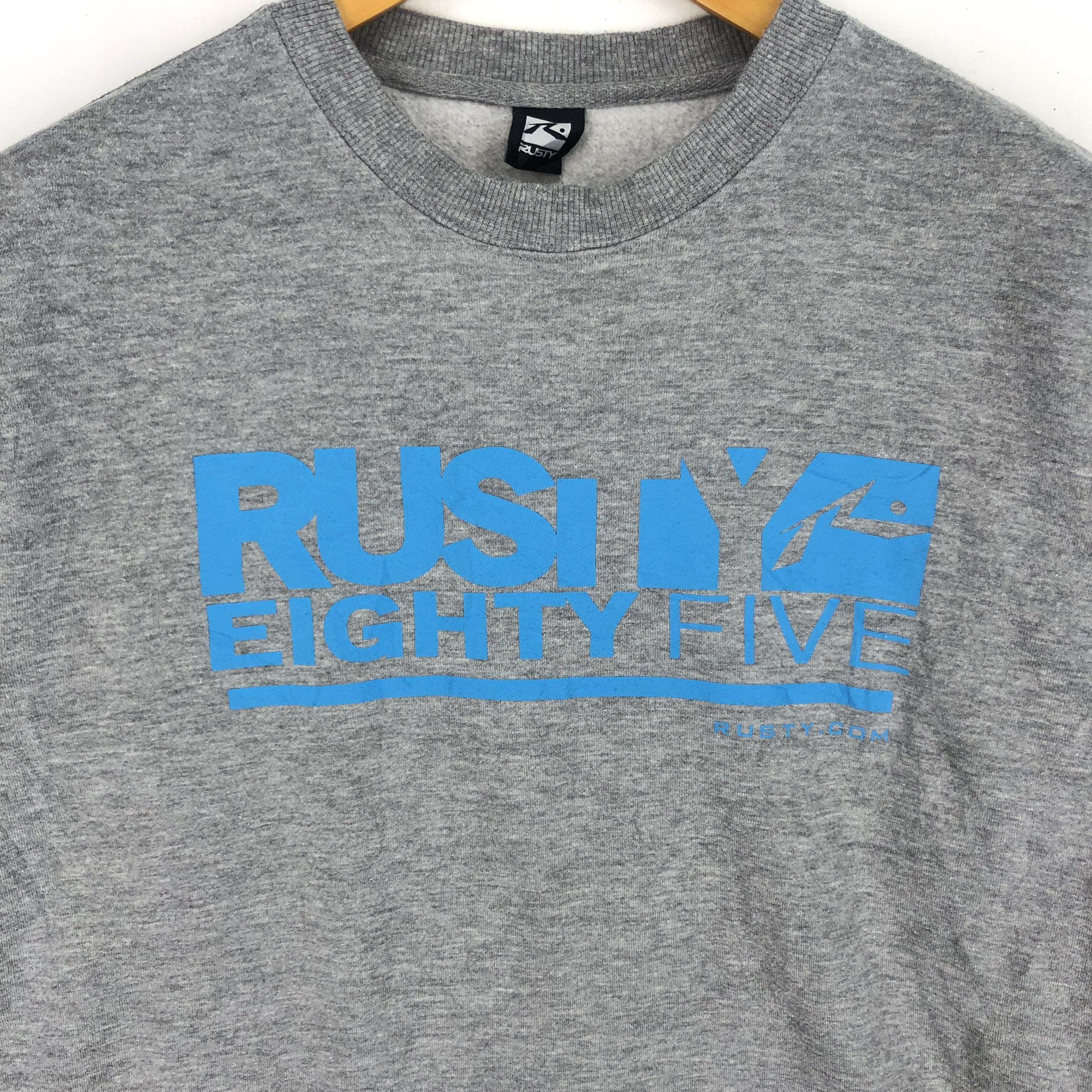 Rusty RUSTY EIGHTY FIVE Crew Neck Sweatshirt #2525-89 Size US M / EU 48-50 / 2 - 2 Thumbnail