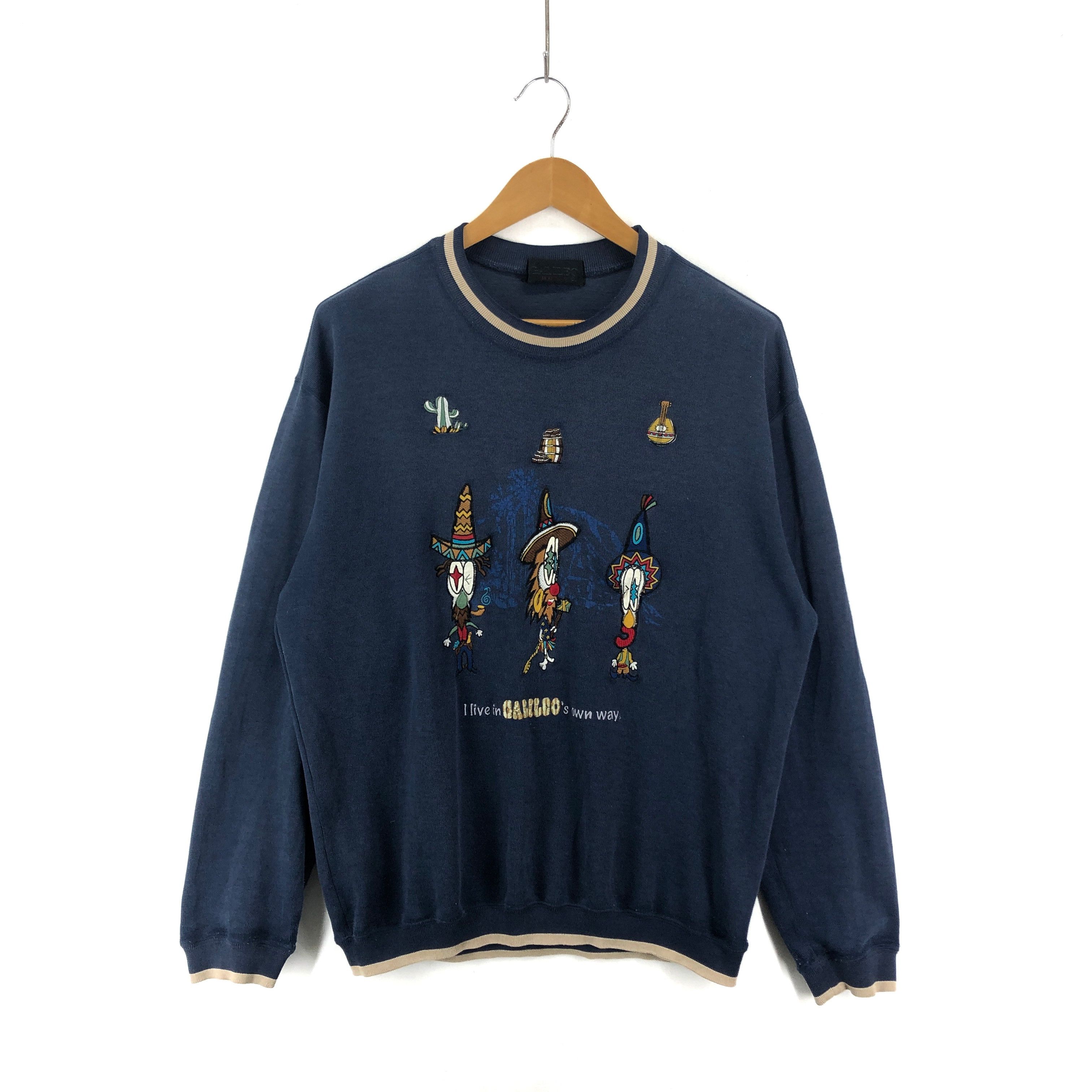 Japanese Brand GALILEO Crew Neck Sweatshirt #1949-68 Size US L / EU 52-54 / 3 - 1 Thumbnail