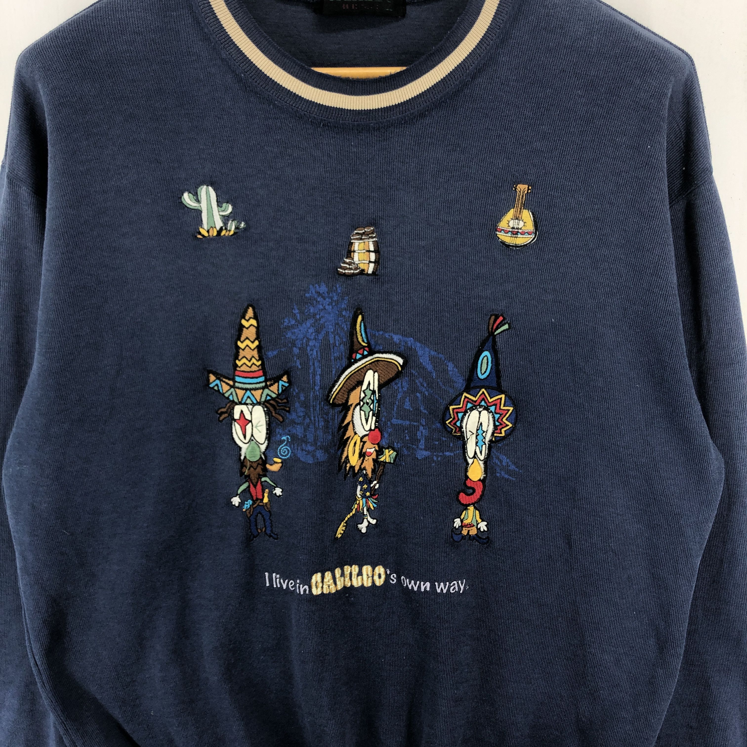 Japanese Brand GALILEO Crew Neck Sweatshirt #1949-68 Size US L / EU 52-54 / 3 - 2 Thumbnail