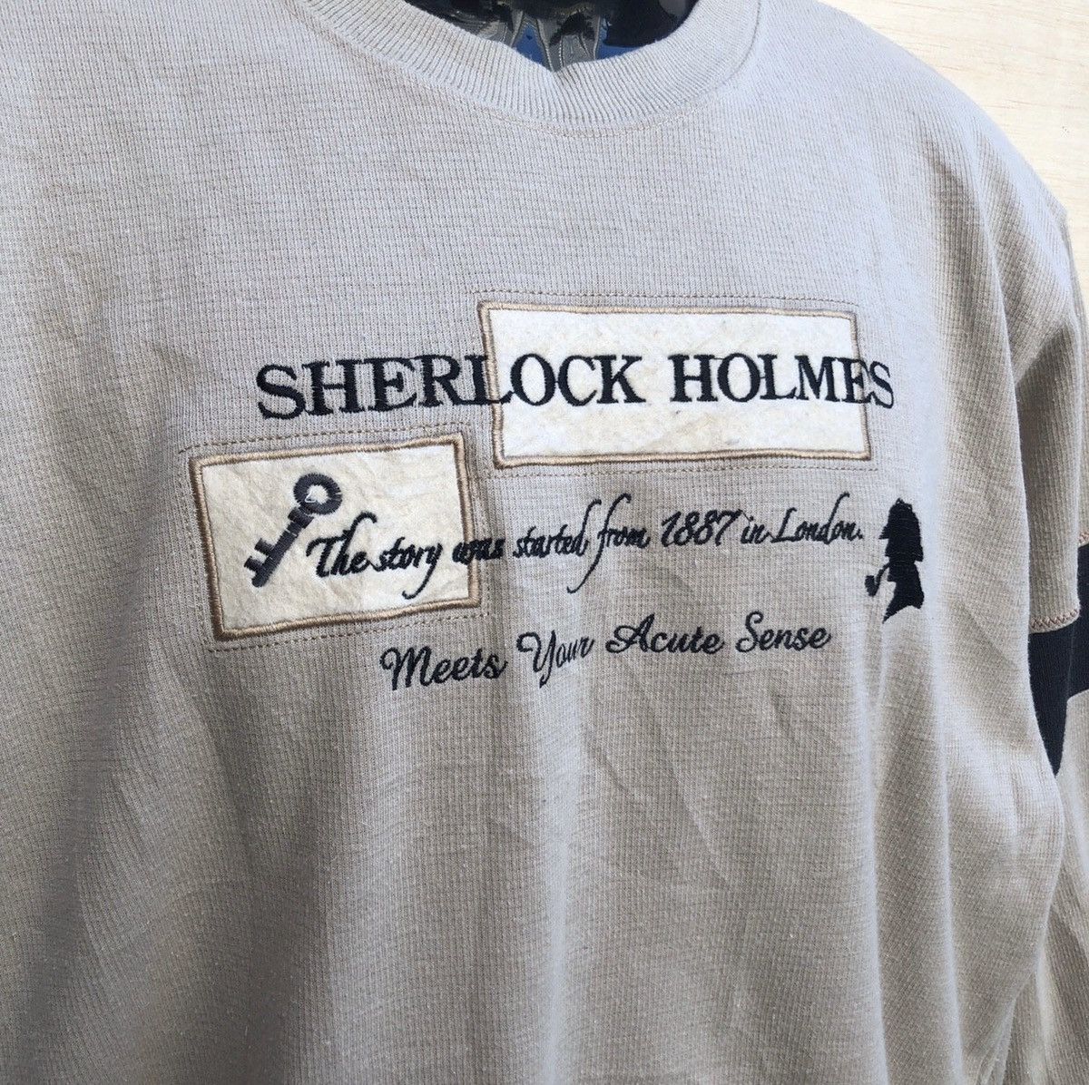 Other SHERLOCK HOLMES Crew Neck Sweatshirt #0192-13 Size US L / EU 52-54 / 3 - 2 Thumbnail