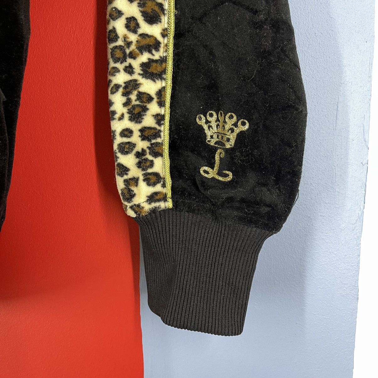 Lonsdale LONSDALE LONDON Black Velvet Zipper Hoodie #1083/AL Size S / US 4 / IT 40 - 4 Thumbnail