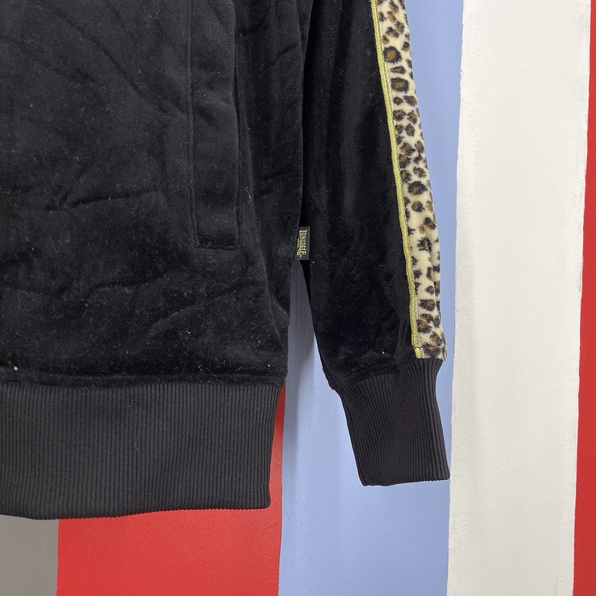 Lonsdale LONSDALE LONDON Black Velvet Zipper Hoodie #1083/AL Size S / US 4 / IT 40 - 10 Thumbnail