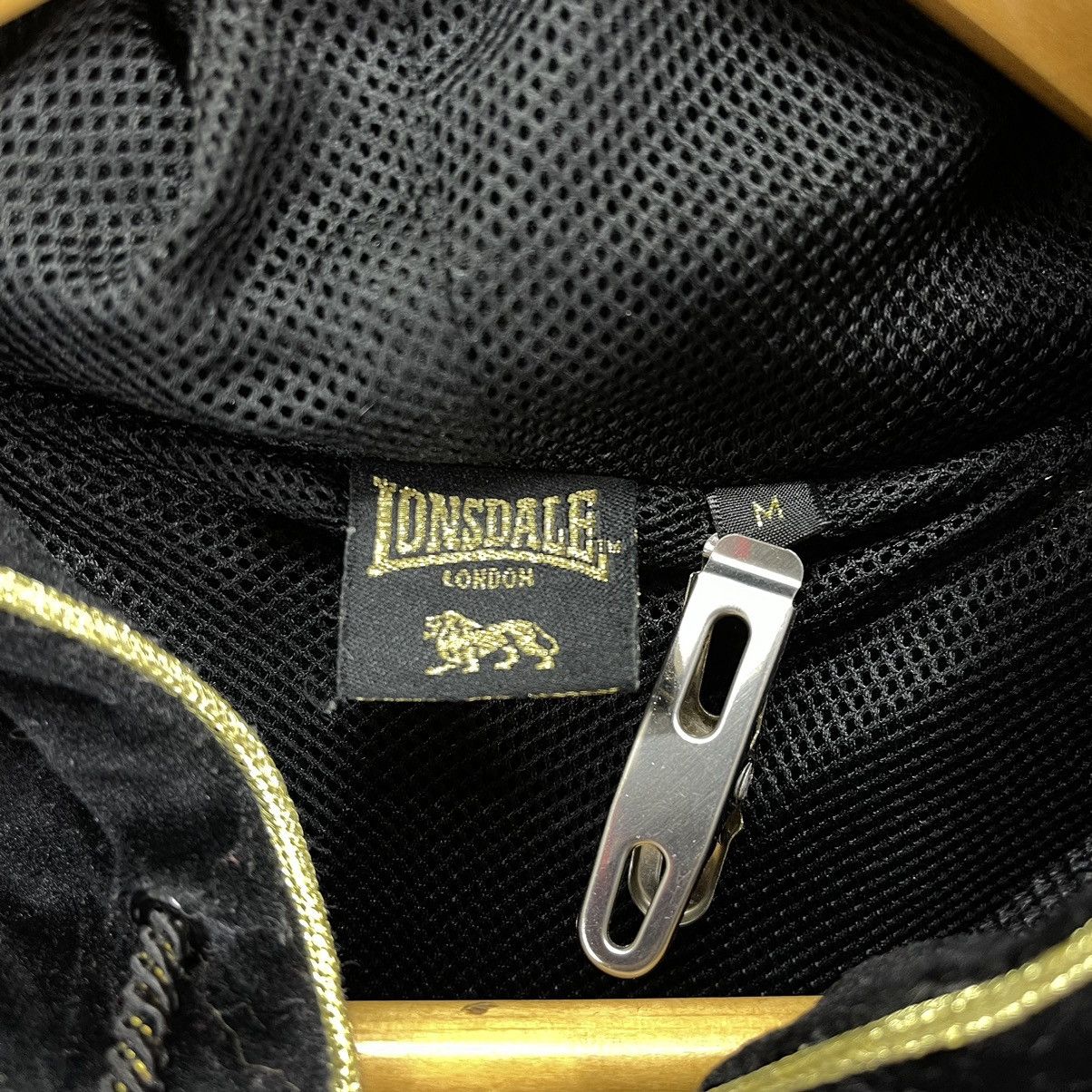 Lonsdale LONSDALE LONDON Black Velvet Zipper Hoodie #1083/AL Size S / US 4 / IT 40 - 13 Thumbnail