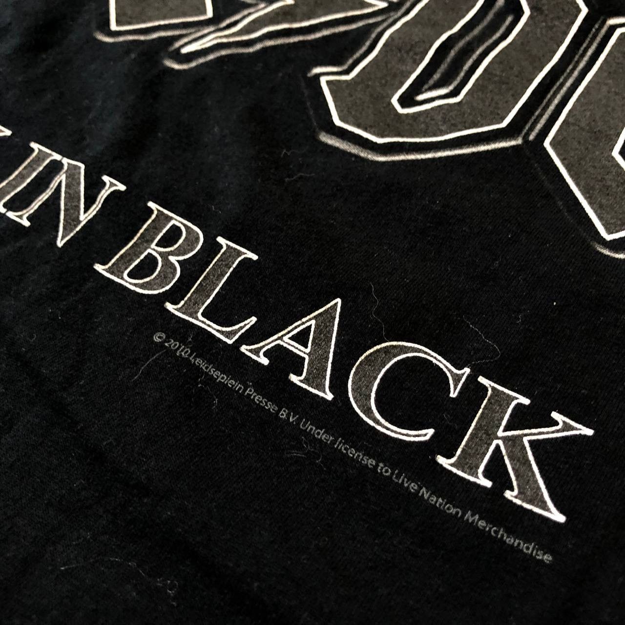 AC/DC × Band Tees 2010 AC DC Back In Black Shirt Black Size US XL / EU 56 / 4 - 3 Thumbnail