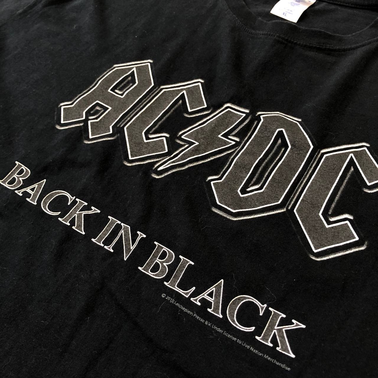 AC/DC × Band Tees 2010 AC DC Back In Black Shirt Black Size US XL / EU 56 / 4 - 5 Thumbnail