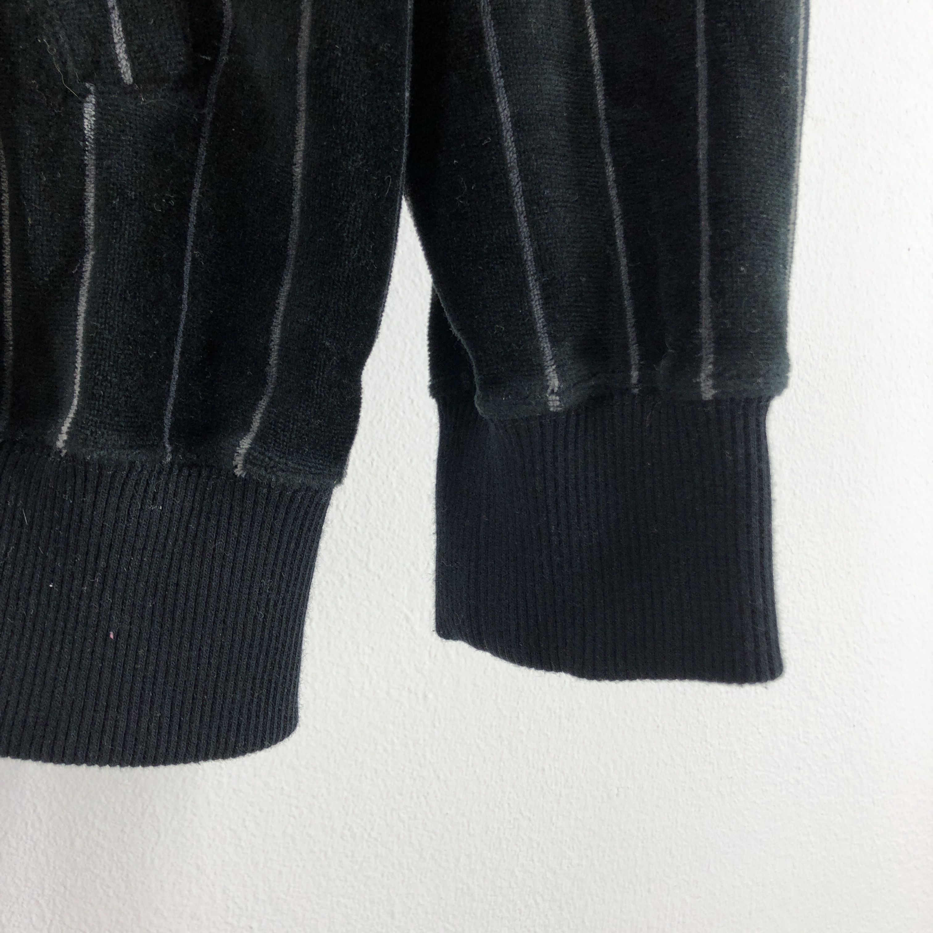 Japanese Brand New Way New Life BRAIN TRUST Black Velvet Hoodie #2659-95 Size US M / EU 48-50 / 2 - 6 Thumbnail