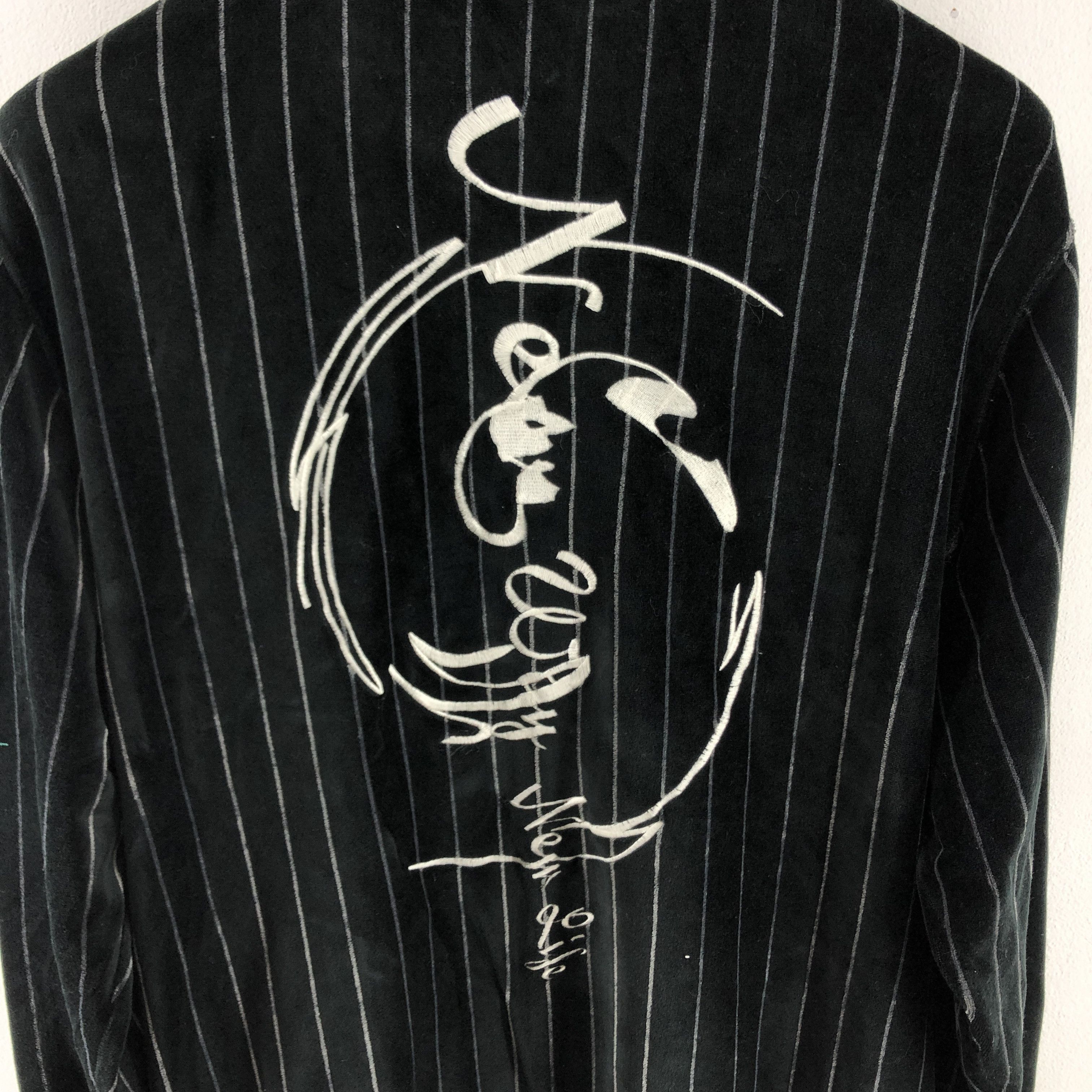 Japanese Brand New Way New Life BRAIN TRUST Black Velvet Hoodie #2659-95 Size US M / EU 48-50 / 2 - 2 Thumbnail