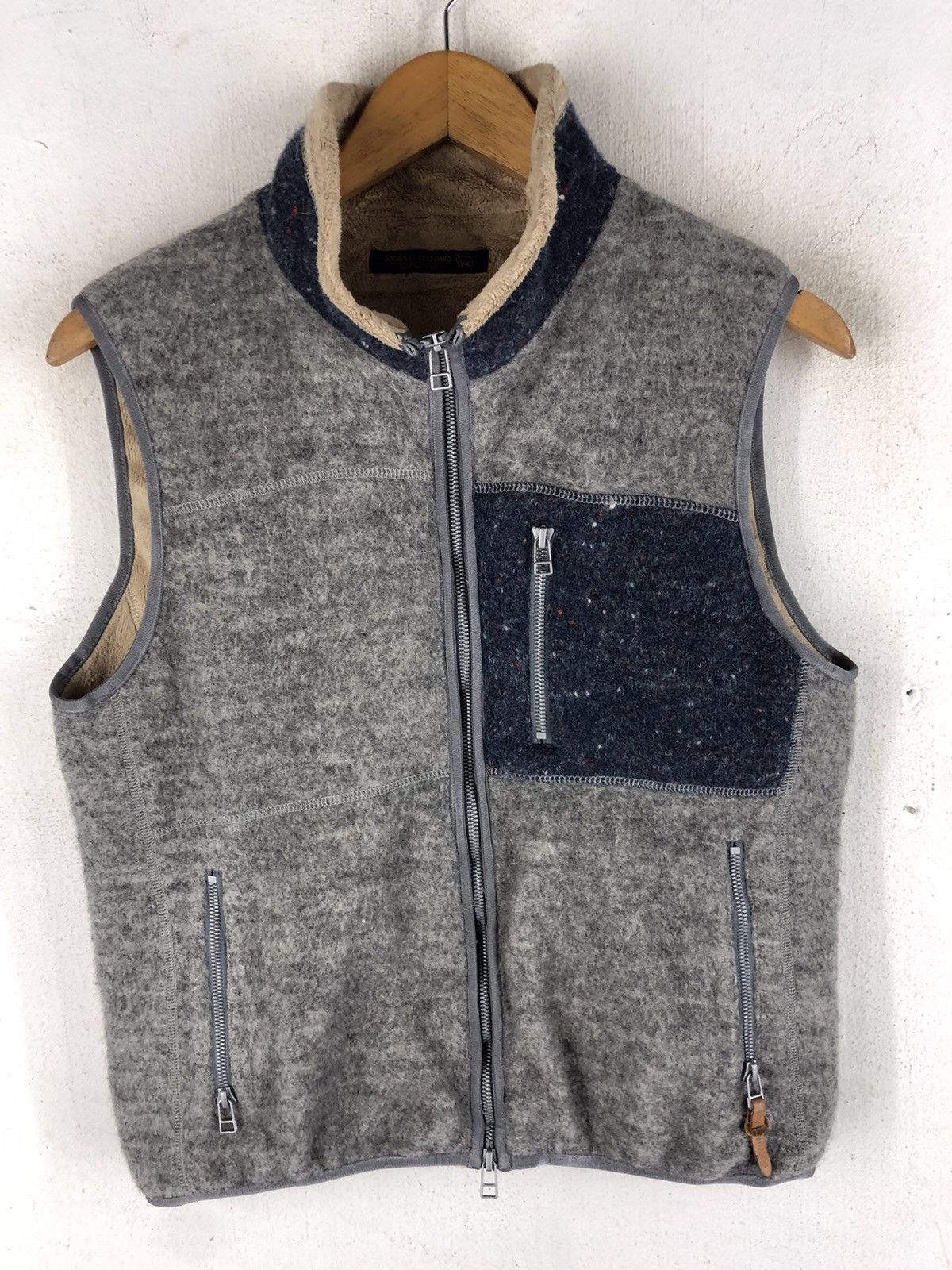 Japanese Brand × Journal Standard 🔥JOURNAL STANDARD SHETLAND WOOL TANK TOP VEST Size US M / EU 48-50 / 2 - 4 Thumbnail
