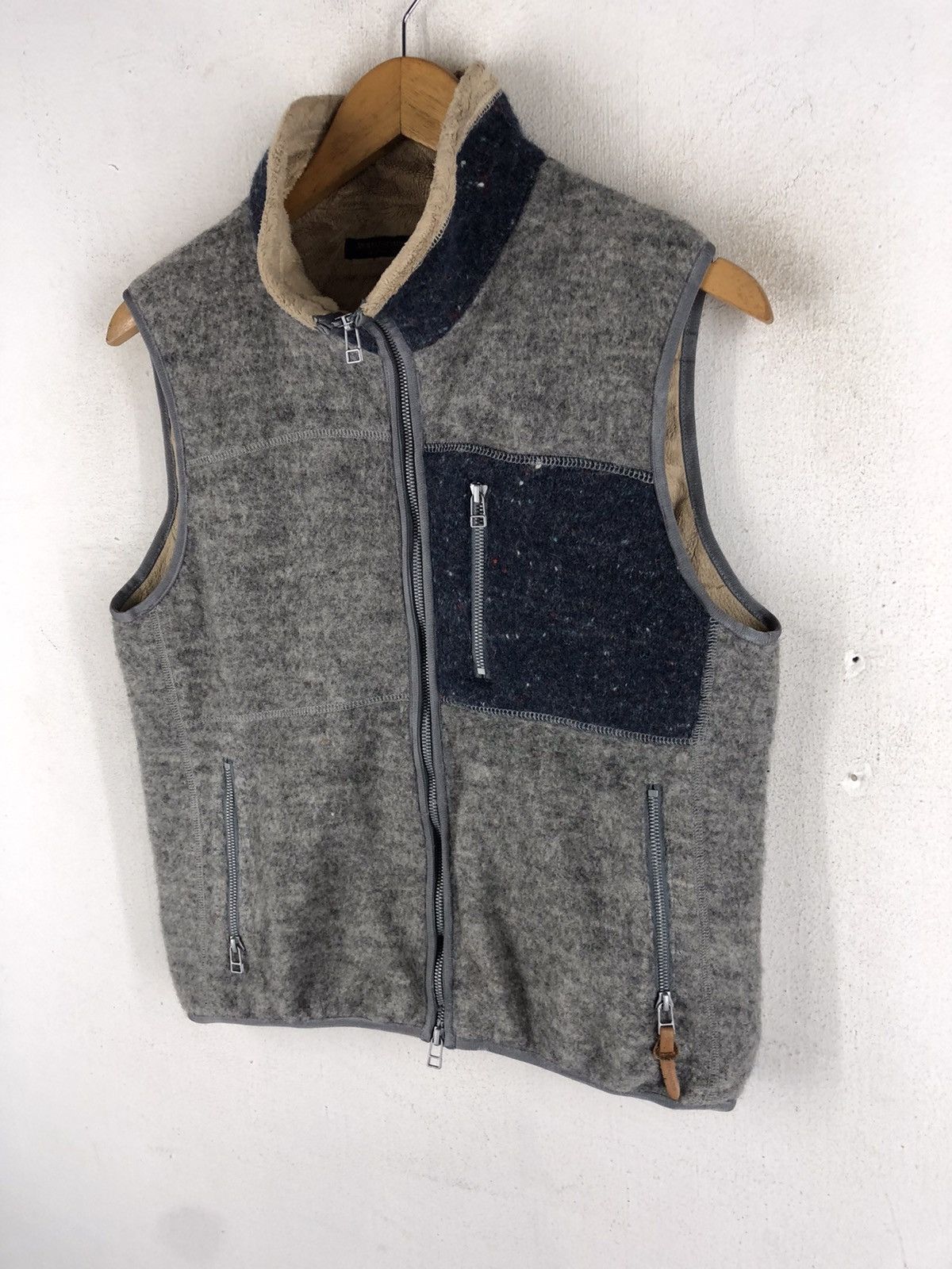 Japanese Brand × Journal Standard 🔥JOURNAL STANDARD SHETLAND WOOL TANK TOP VEST Size US M / EU 48-50 / 2 - 3 Thumbnail